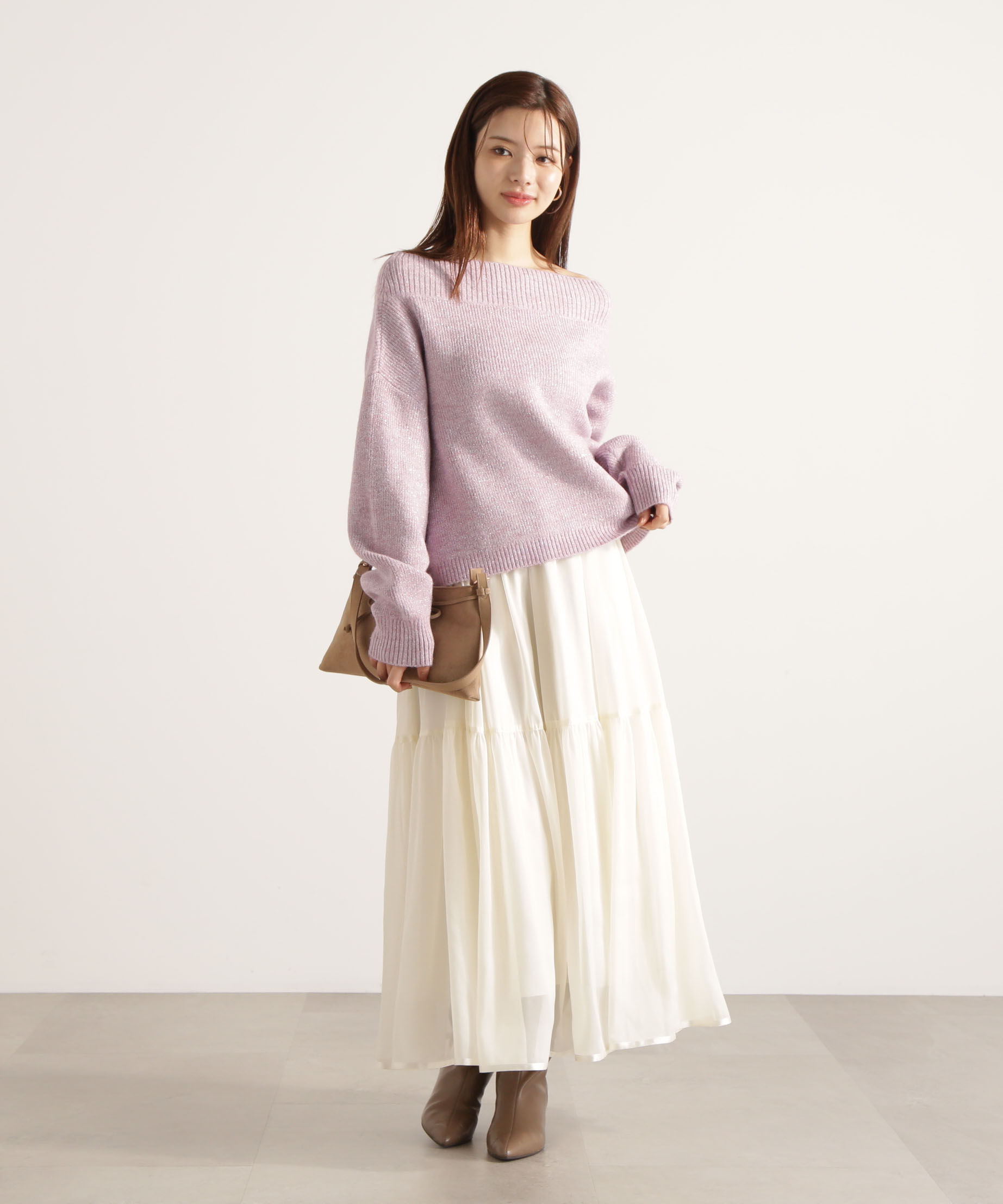 PROPORTION BODY DRESSING「シアーティアードスカート 25AW」|スカート|