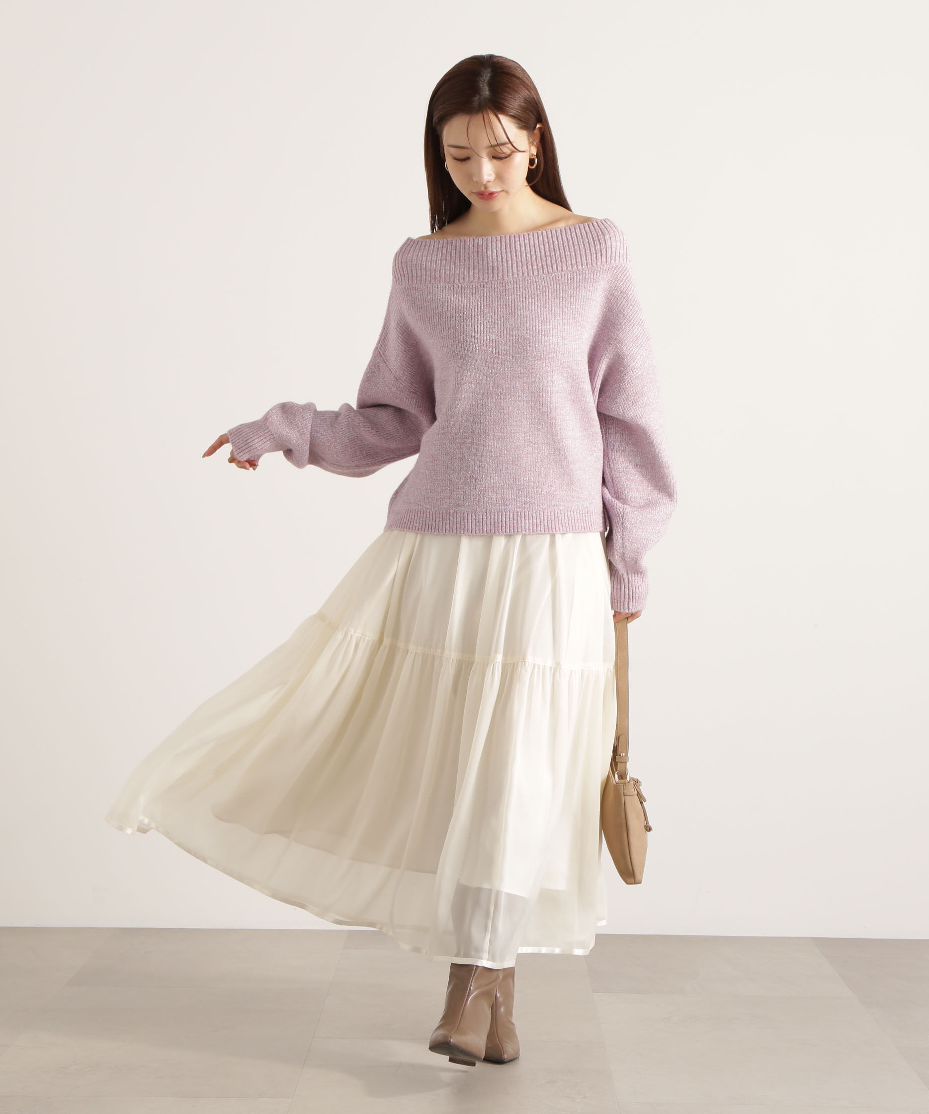 PROPORTION BODY DRESSING「シアーティアードスカート 25AW」|スカート|