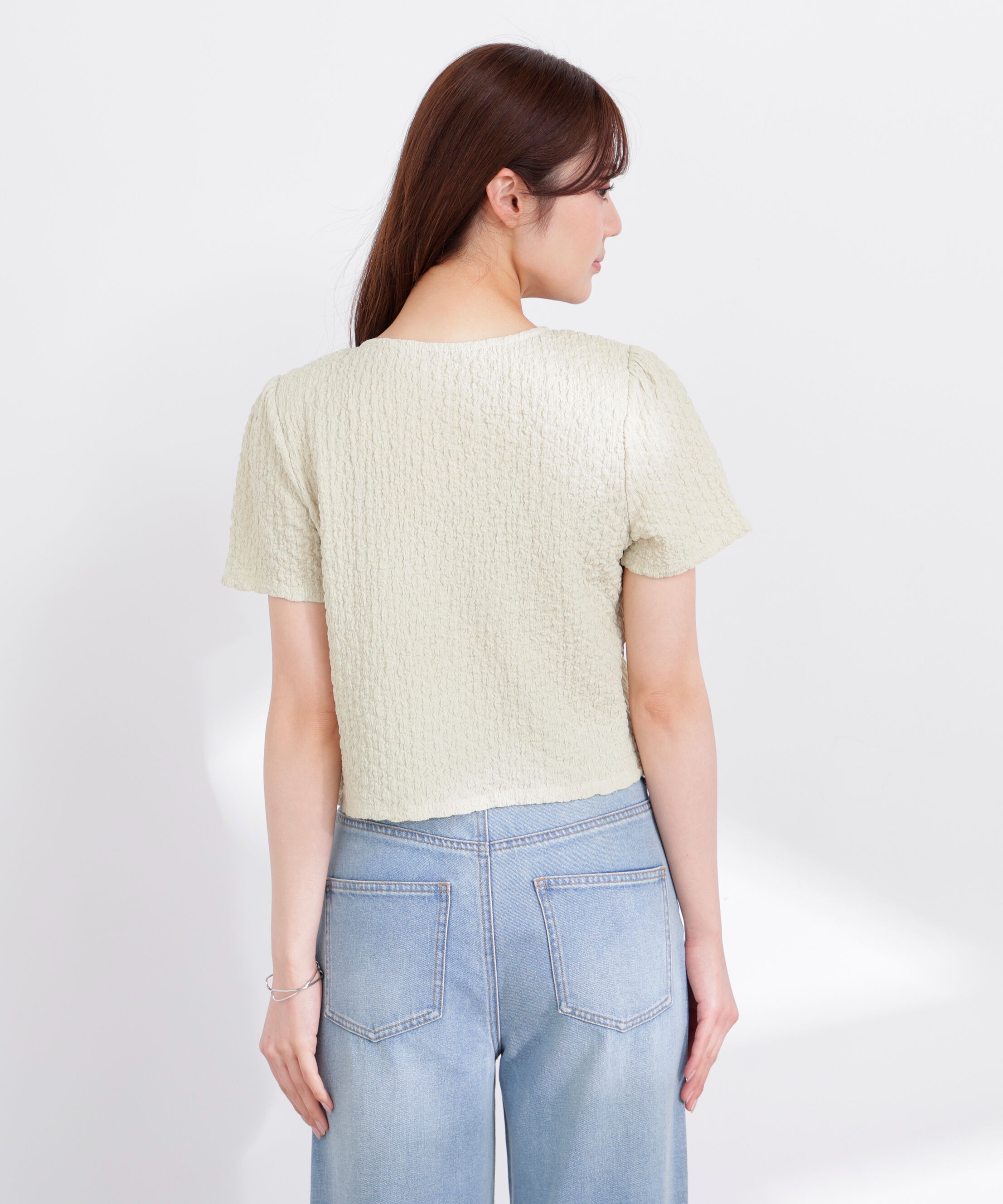 PROPORTION BODY DRESSING「シャーリングカットカーディガン 26SS」|カーディガン|