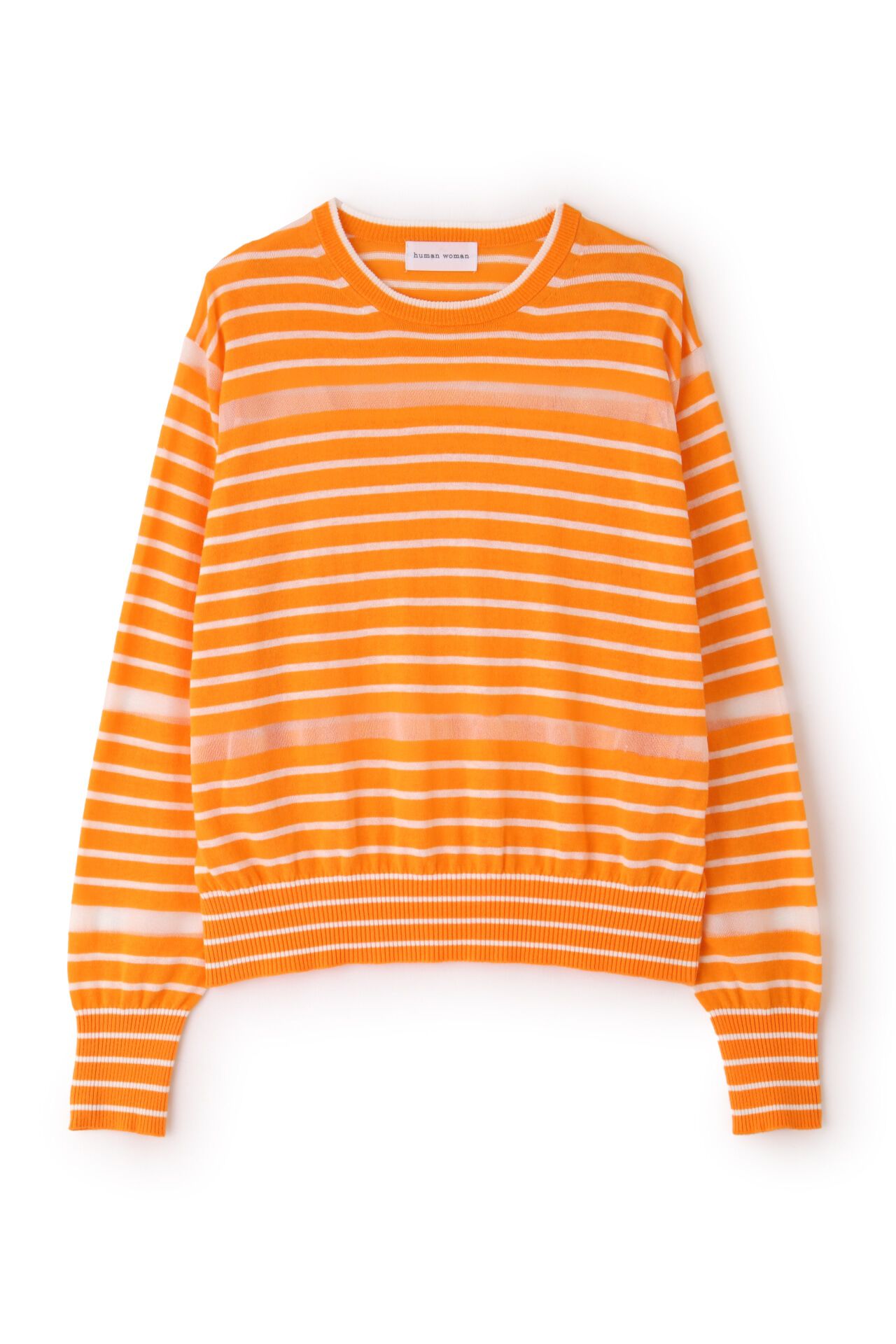  「◆シアーボーダーニット」|ニット・セーター|