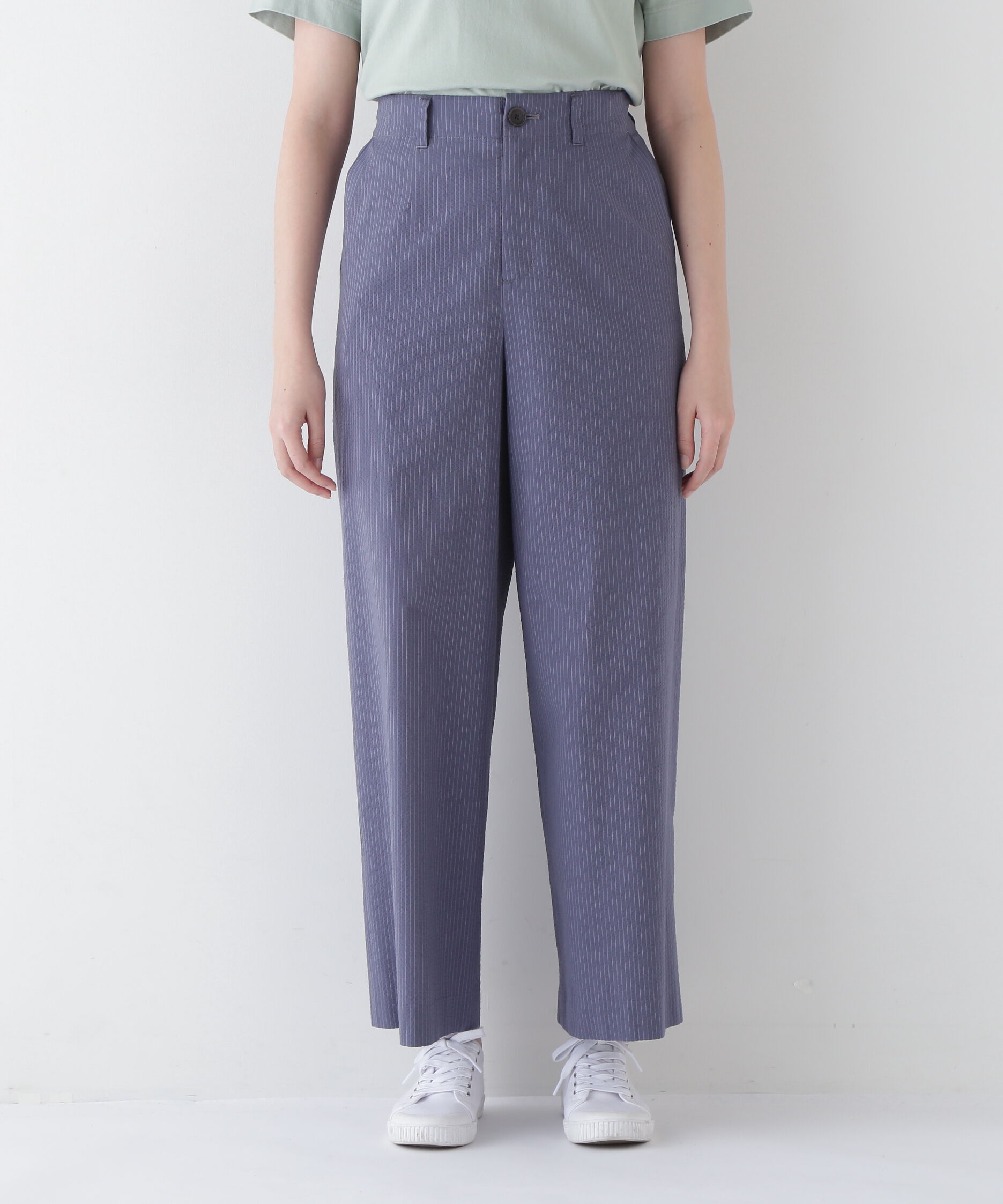  「◆シアサッカーストライプセミワイドパンツ」|その他|