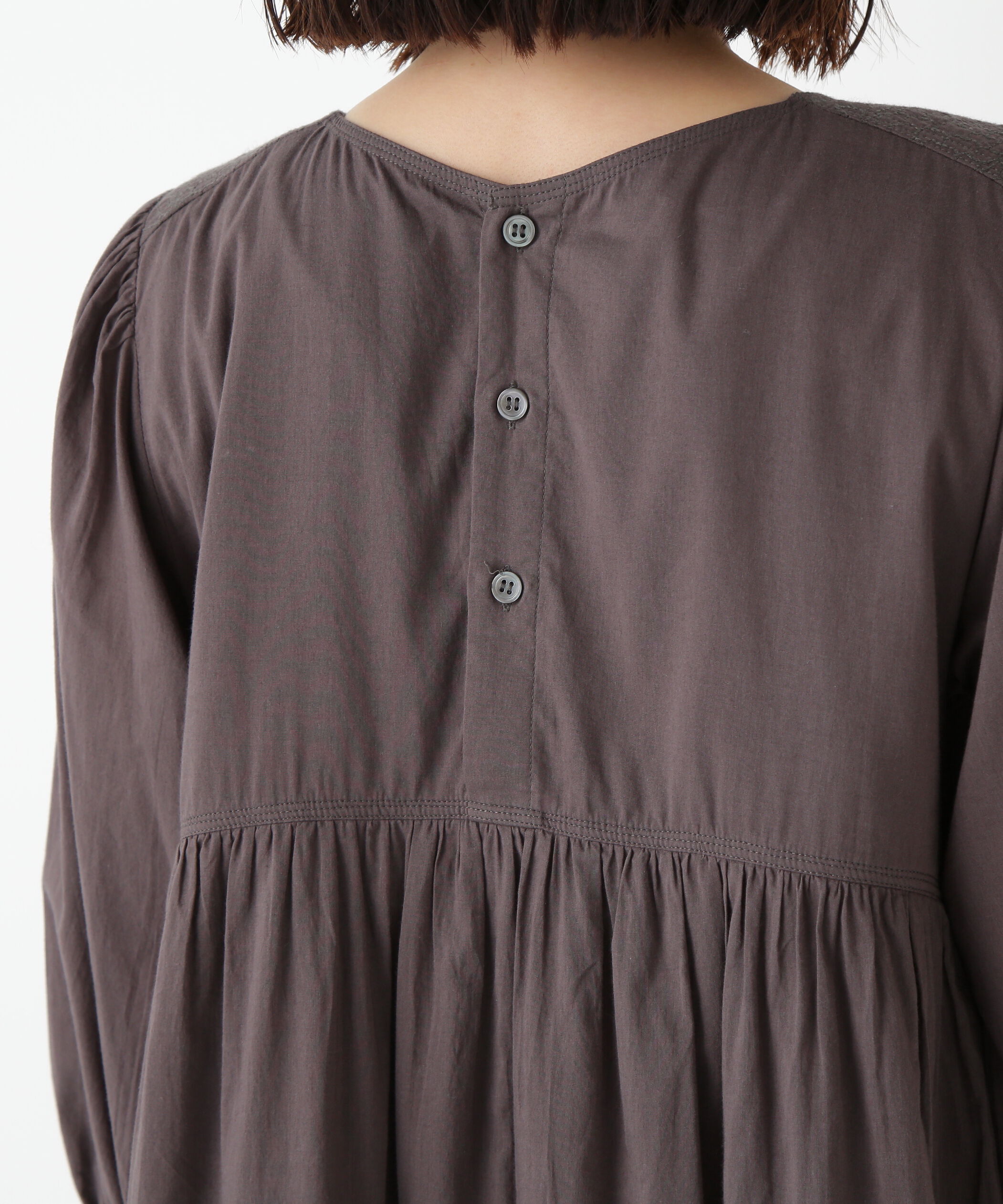  「◆インドコットンボイルキルティングドッキングワンピース」|ワンピース|