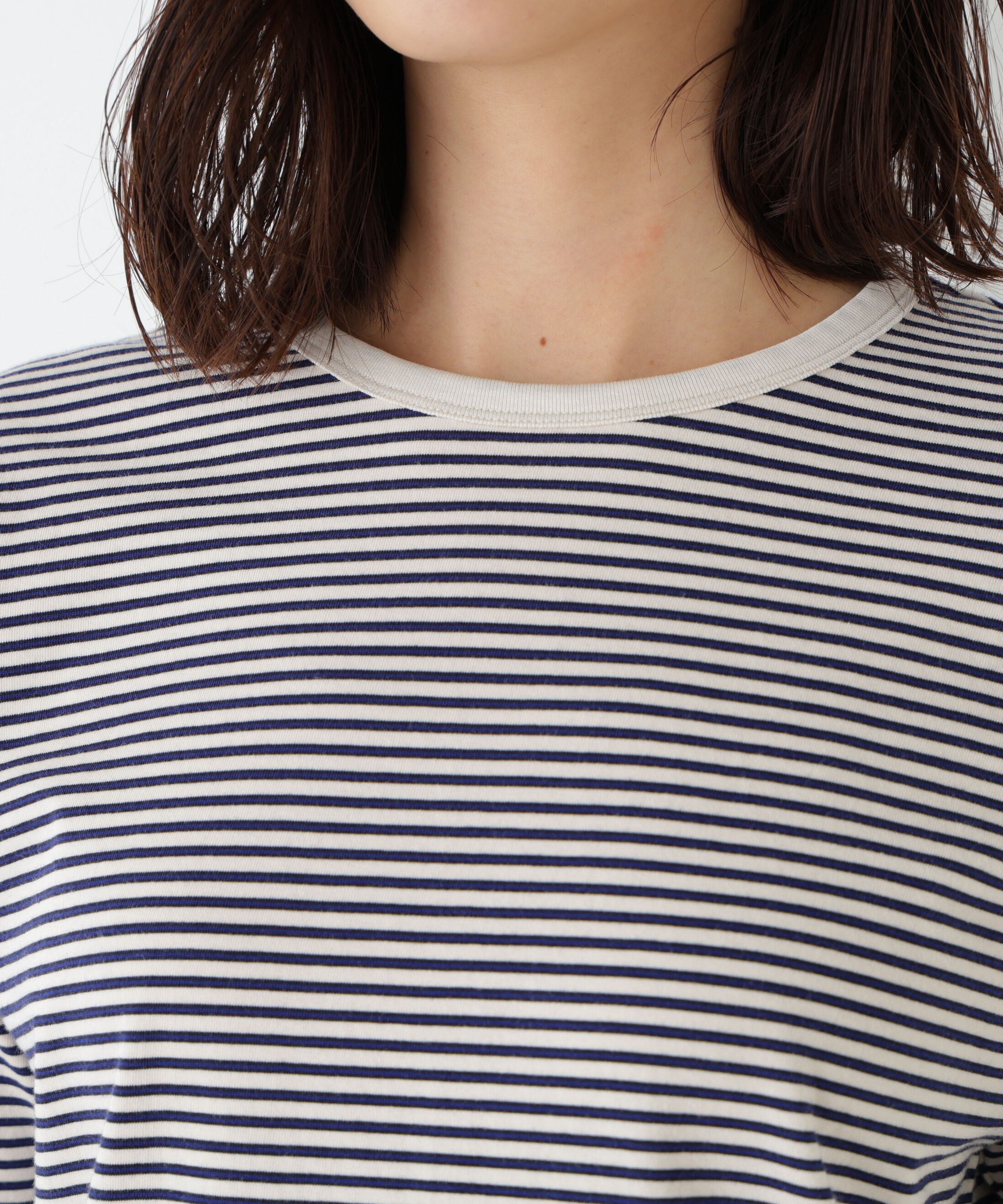  「マルチボーダーロンＴ」|Tシャツ・カットソー|