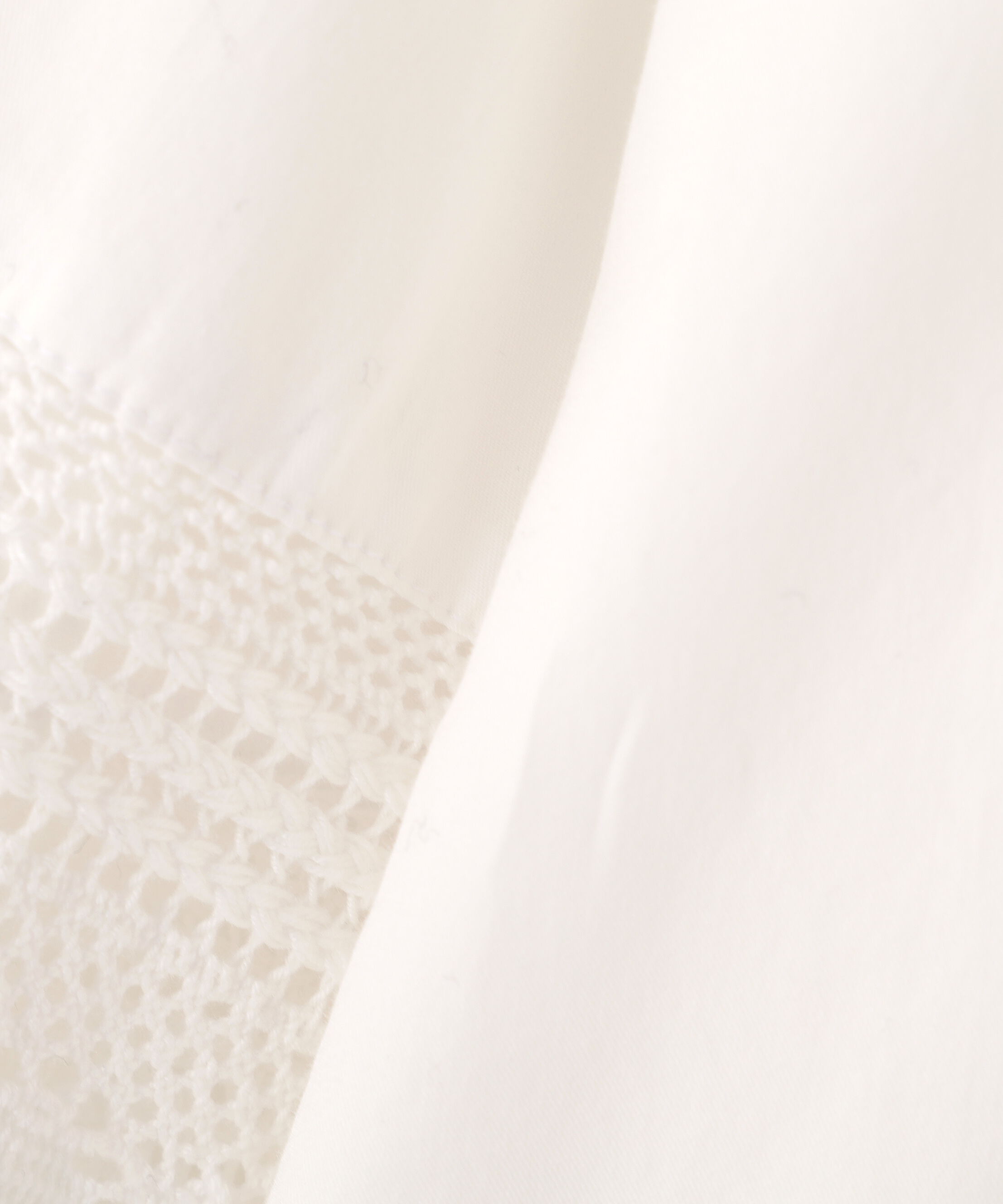  「◆レースドッキングクルーネックブラウス」|シャツ・ブラウス|