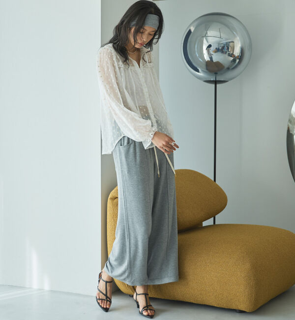 Doux archives「とろみ裏毛イージーパンツ」|チノ|