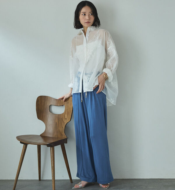 Doux archives「とろみ裏毛イージーパンツ」|チノ|