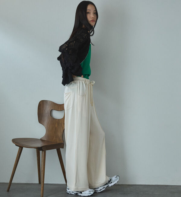 Doux archives「とろみ裏毛イージーパンツ」|チノ|