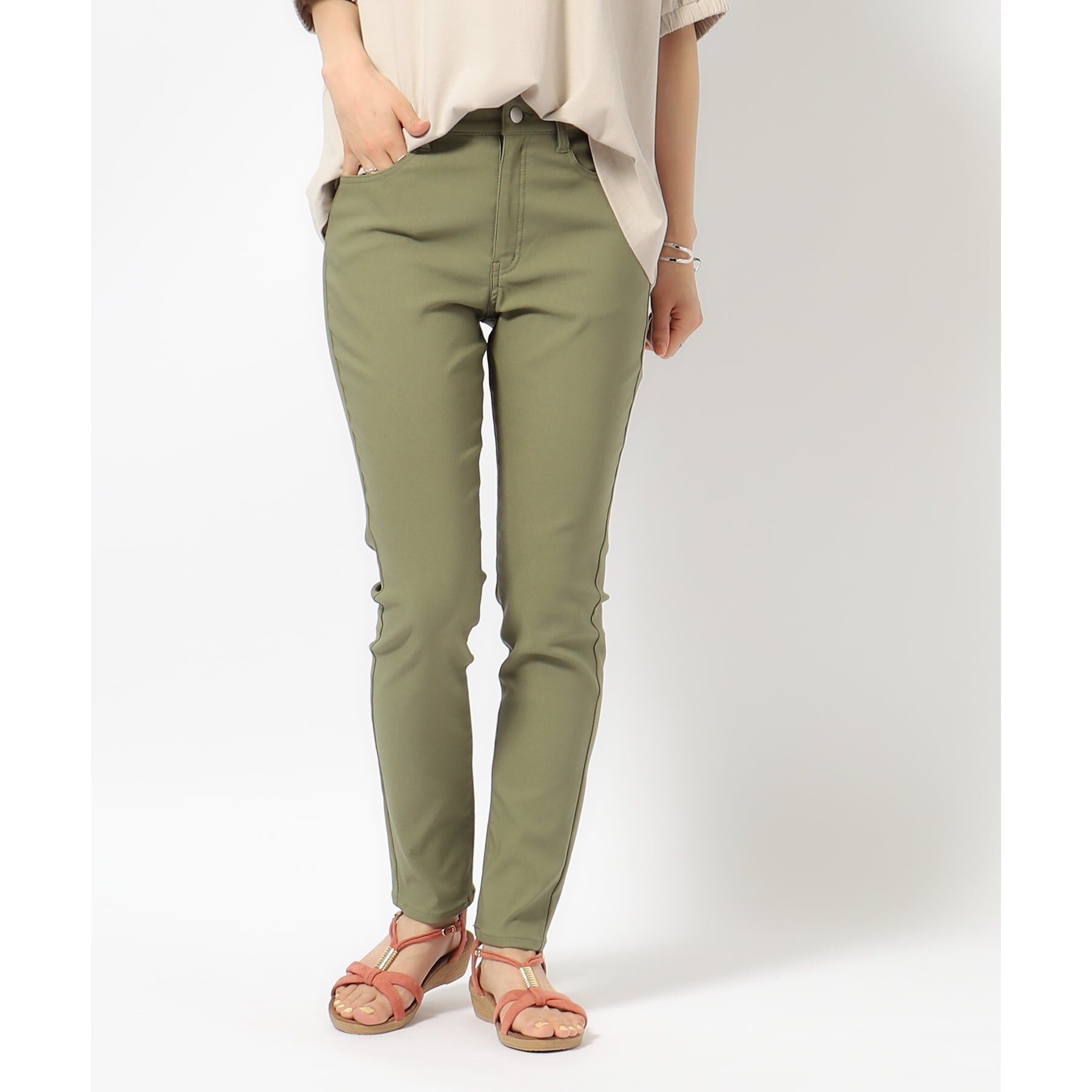 SHOO･LA･RUE「【SS-3L/無理せずスリム】 ぐんぐん伸びる ハイパースキニーパンツ」|その他|