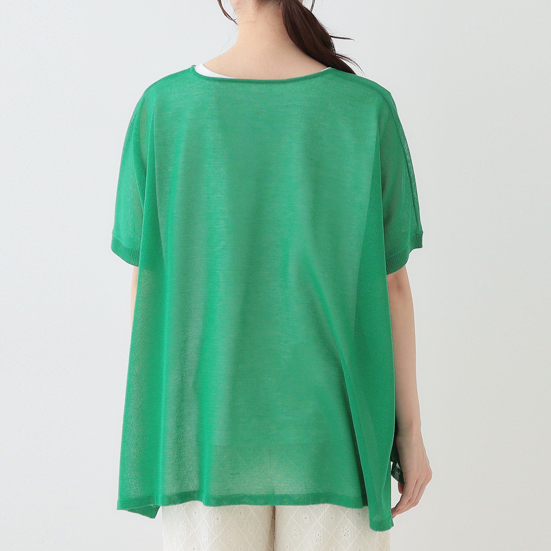 SHOO･LA･RUE「【2点セット】インせず着られるシアーニット＋タンクトップ」|その他|