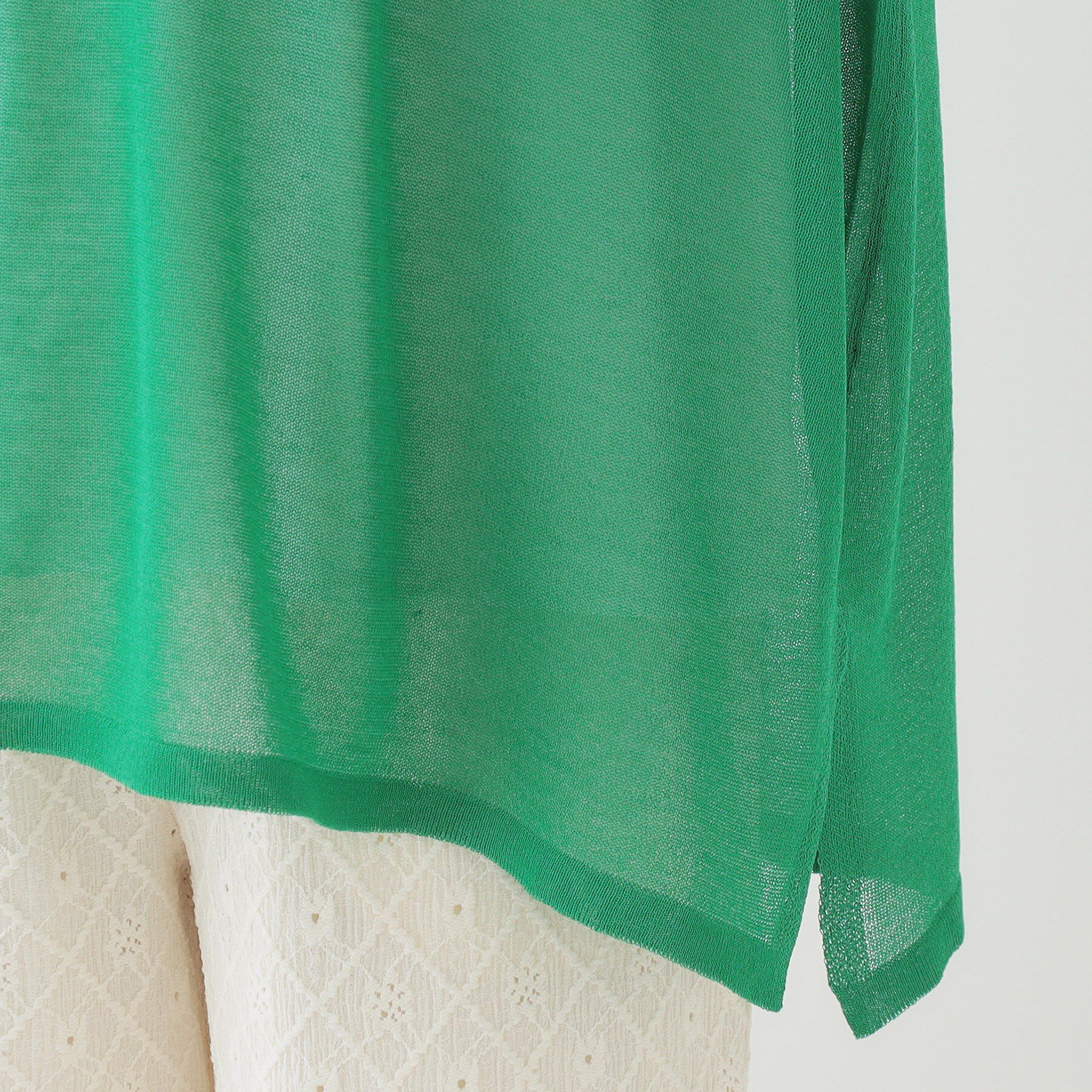 SHOO･LA･RUE「【2点セット】インせず着られるシアーニット＋タンクトップ」|その他|