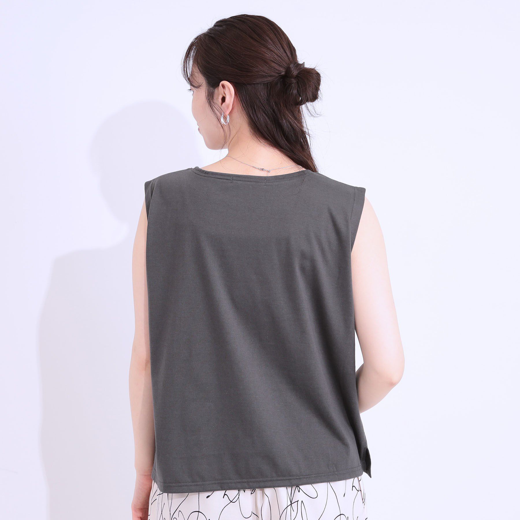 SHOO･LA･RUE「【2点セット】インせず着られるシアーニット＋タンクトップ」|その他|