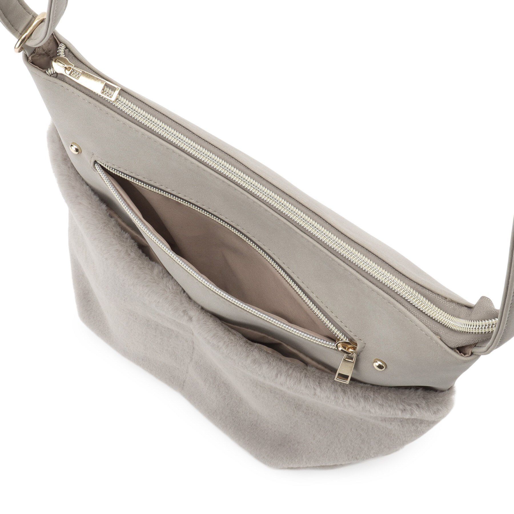 SHOO･LA･RUE「ポケットフェイクファーショルダーバッグ」|ショルダー・メッセンジャー|