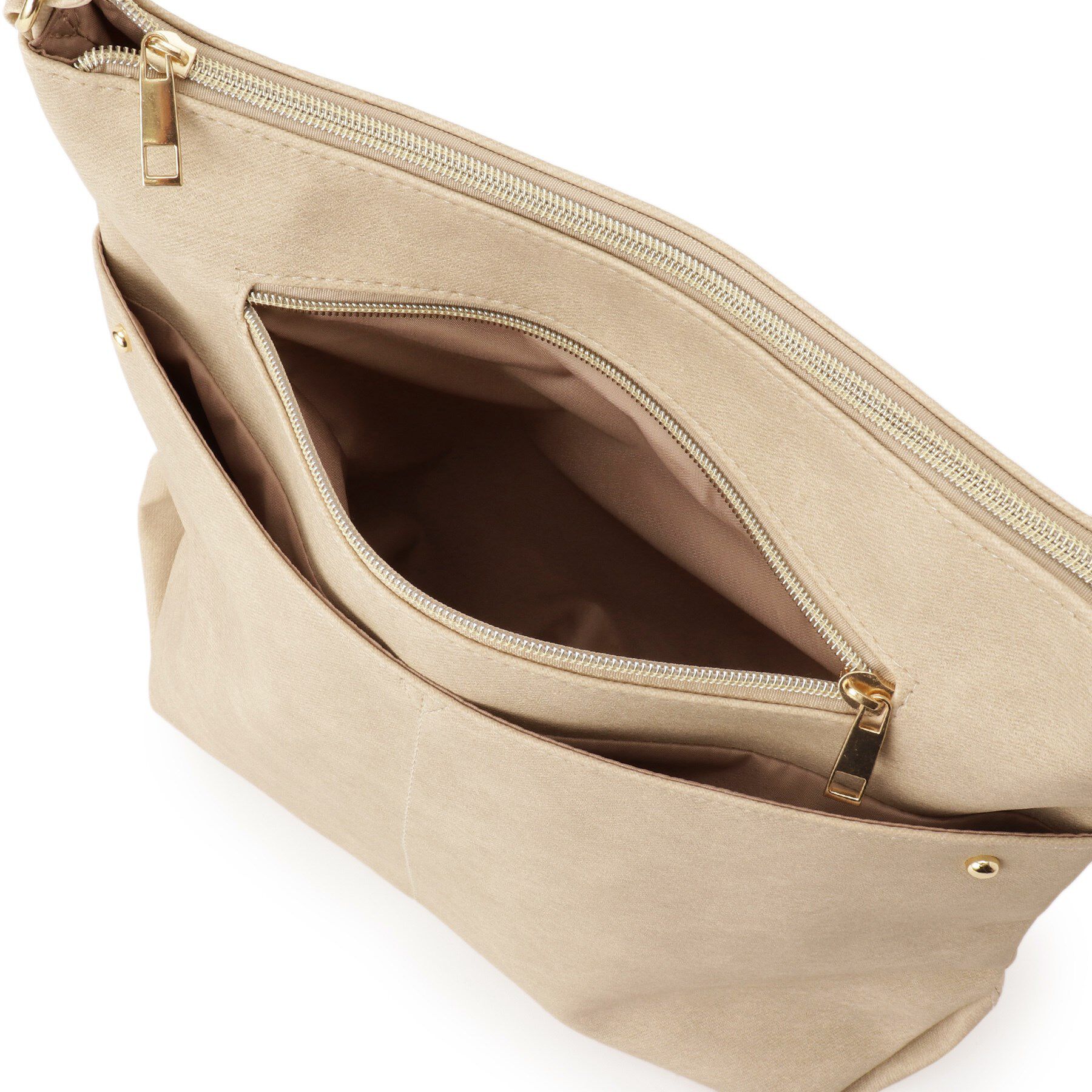 SHOO･LA･RUE「【選べる6色】フロントWポケットショルダーバッグ」|ショルダー・メッセンジャー|