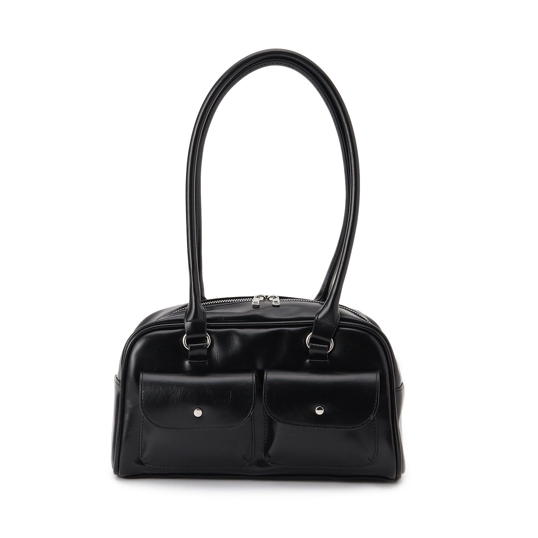 SHOO･LA･RUE「フラップポケット横長ボストンバッグ」|ボストンバッグ|