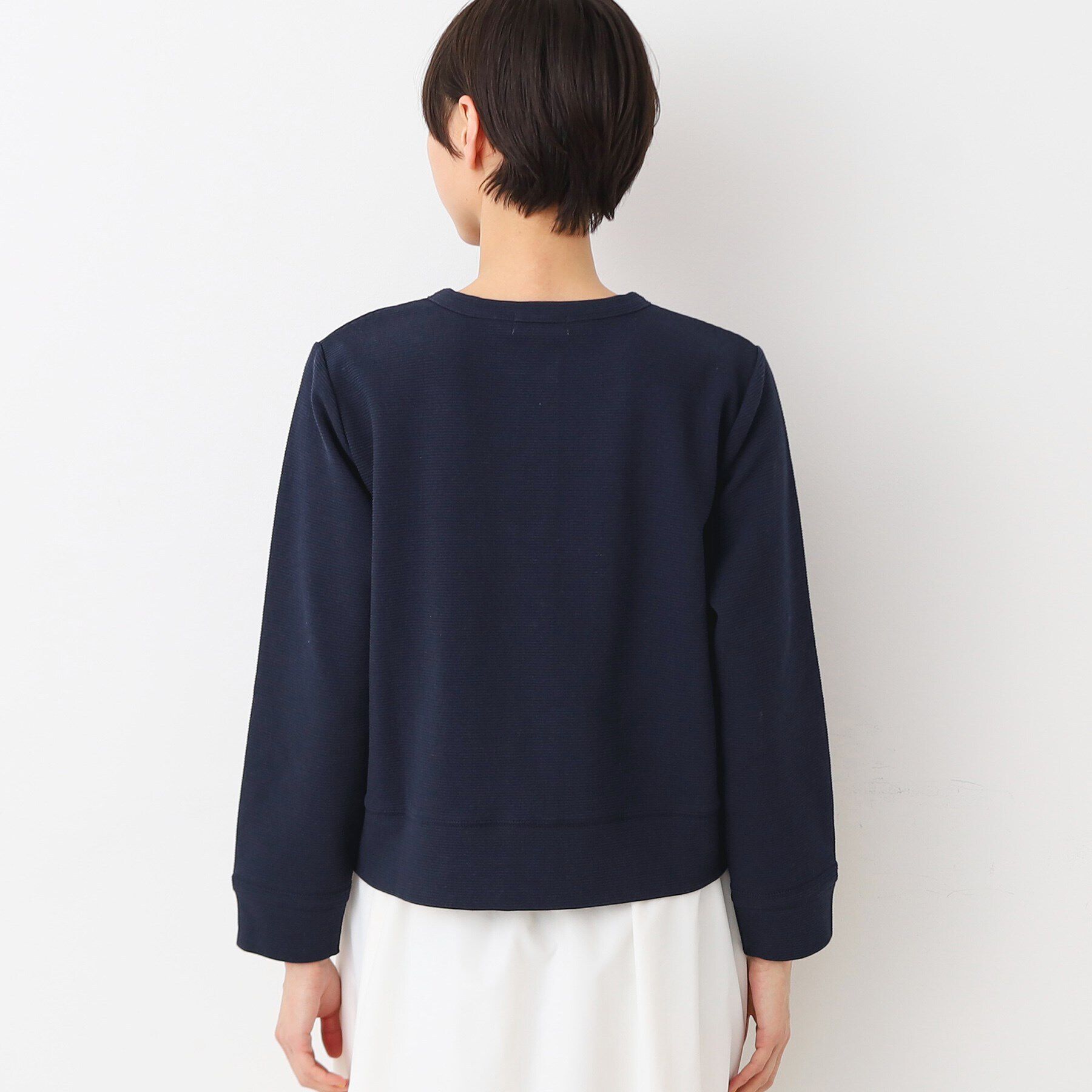 Dessin「【洗える】メタルボタンクルーネックカーディガン（S～L）」|カーディガン|