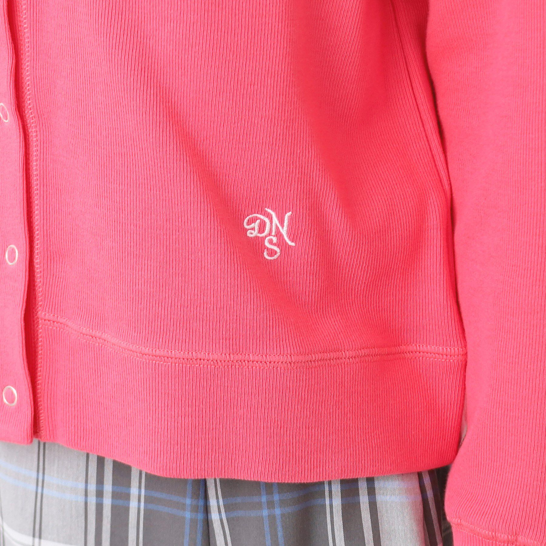 Dessin「【洗える】コットンジャージVネックカーディガン」|カーディガン|