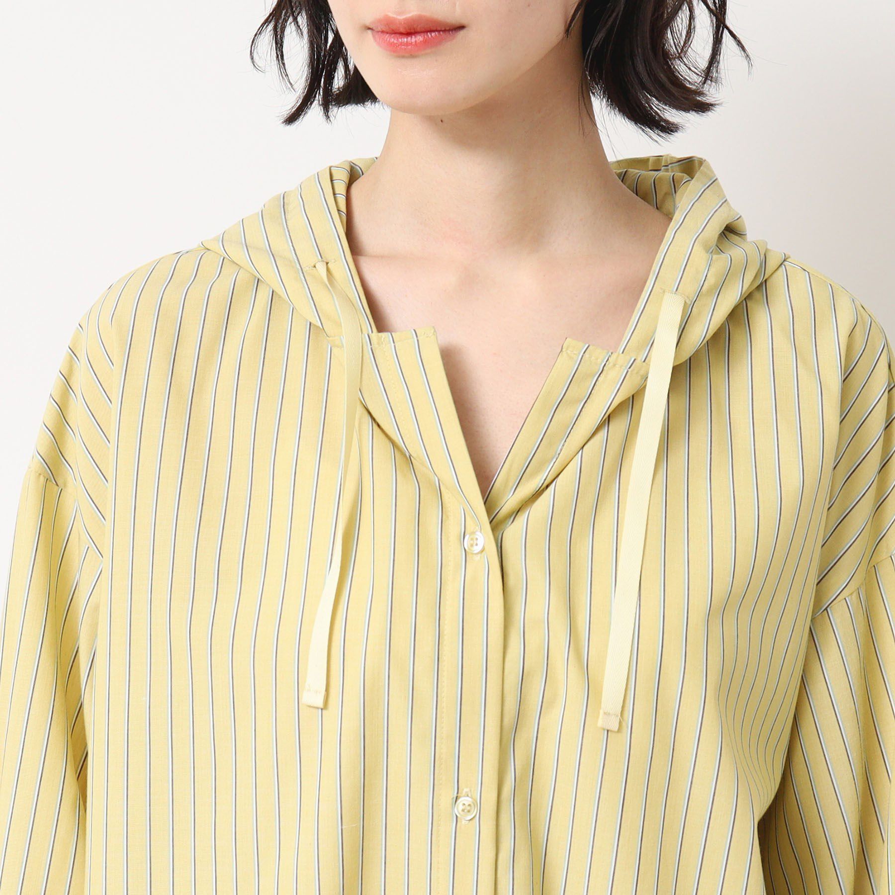 Dessin「【洗える・4サイズ展開】フーデットブラウス（XS～L）」|シャツ・ブラウス|