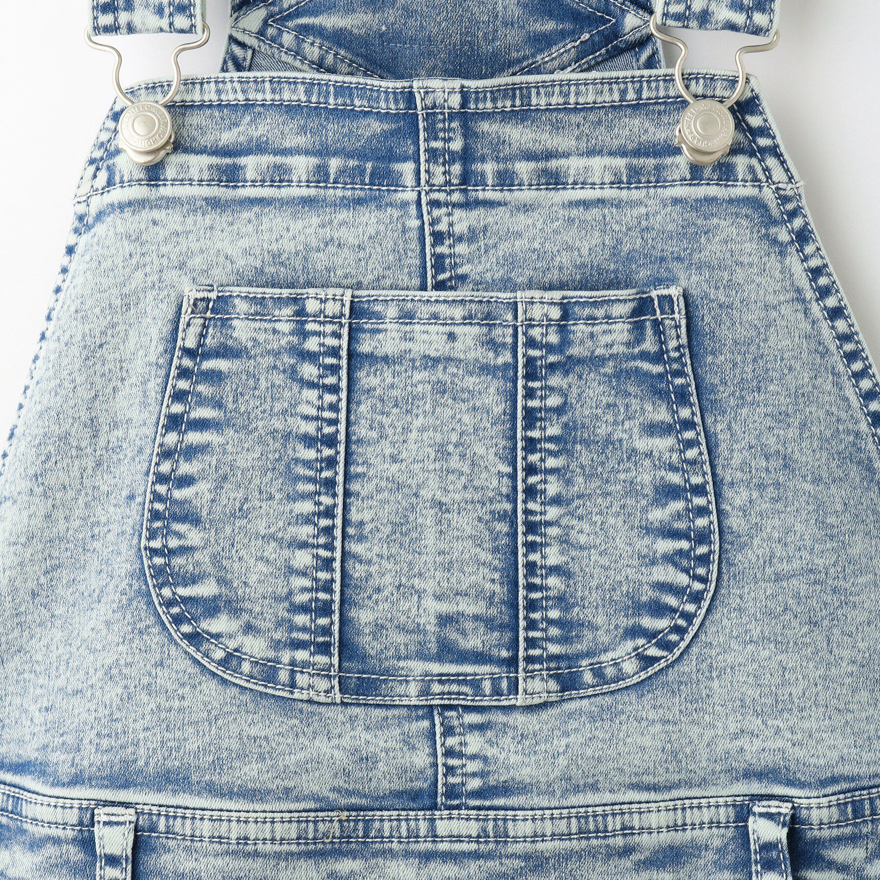 Dessin「ハイストレッチデニムジャンパースカート」|ワンピース|