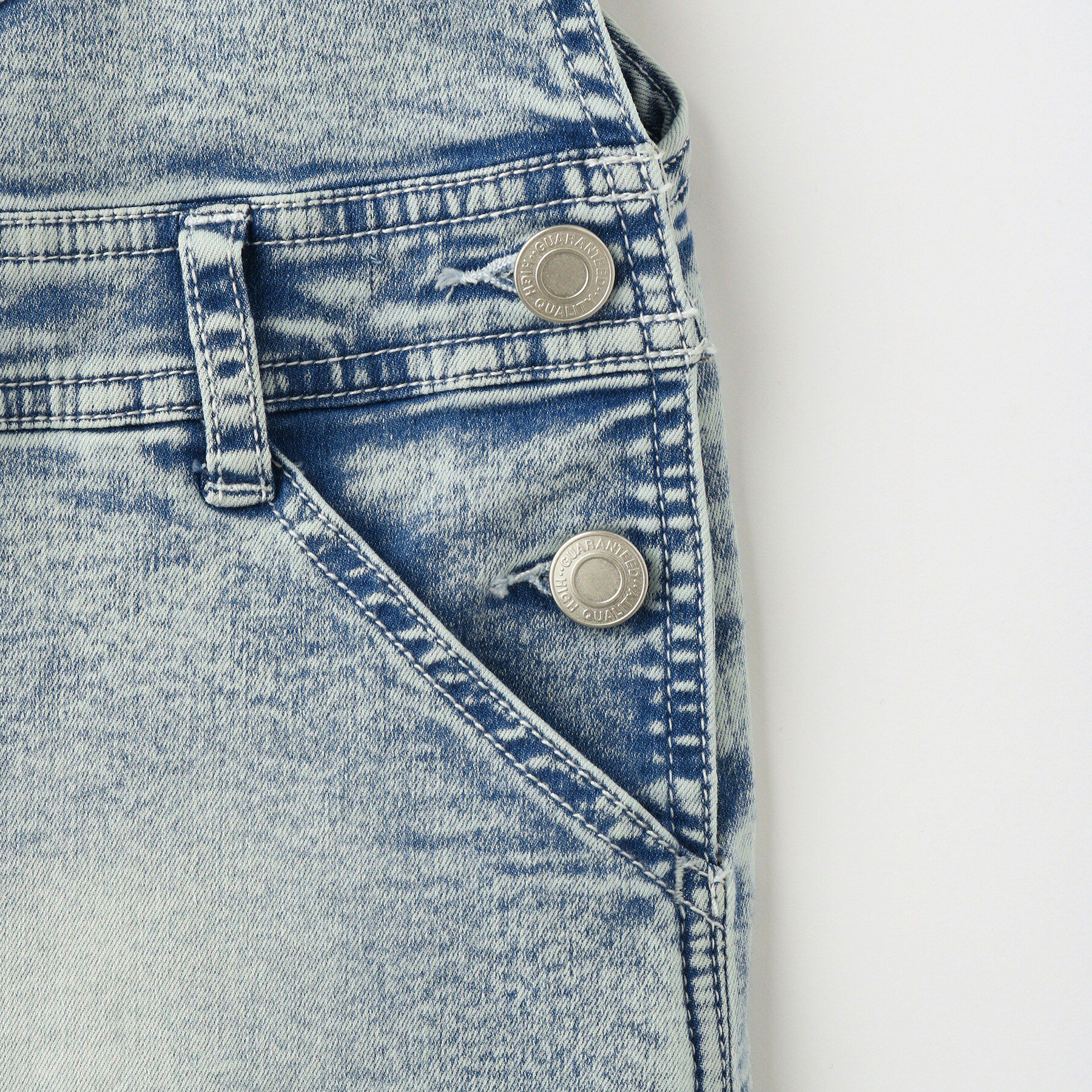 Dessin「ハイストレッチデニムジャンパースカート」|ワンピース|