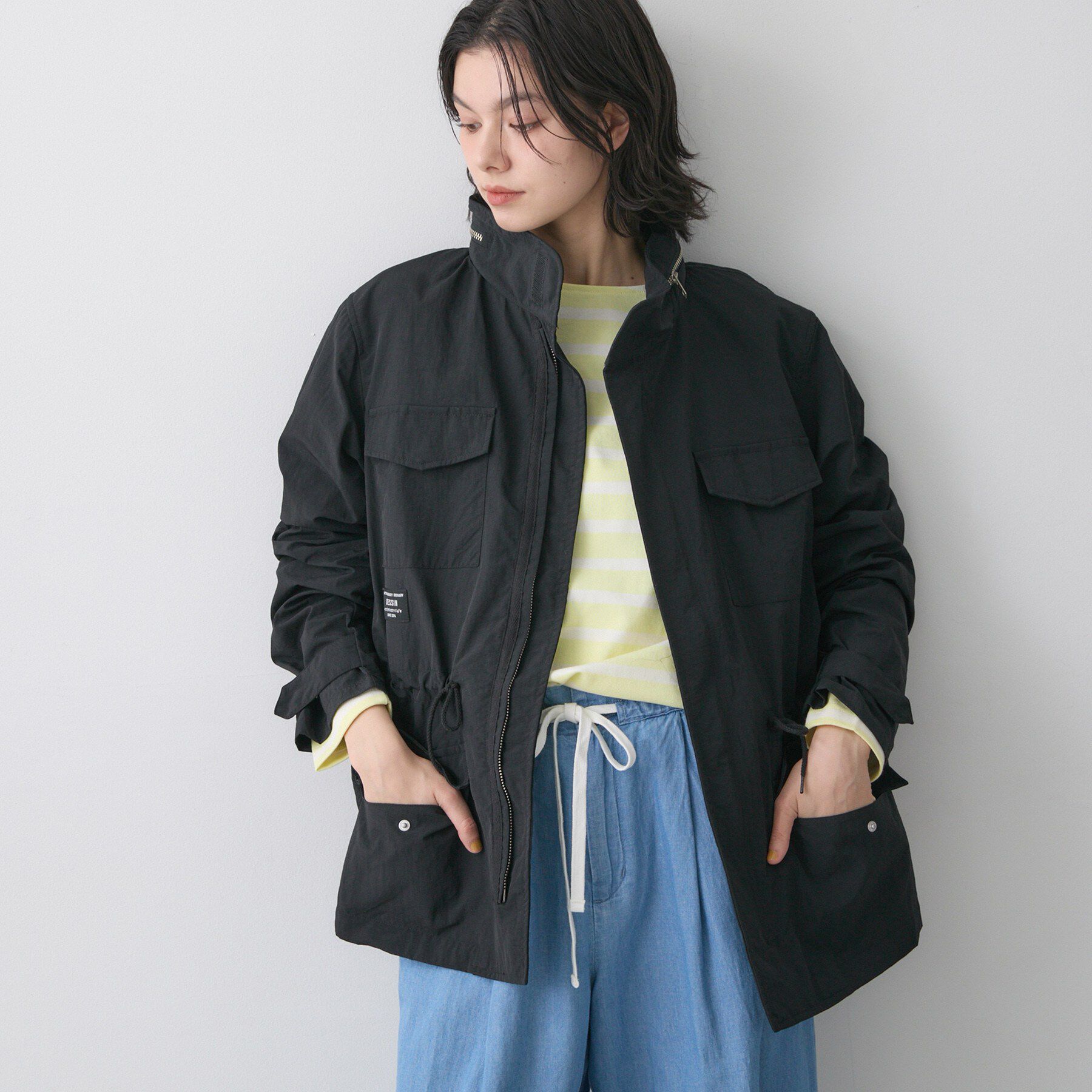 Dessin「【ユニセックス/撥水/2WAY】ライトジャケット」|ブルゾン・スタジャン|