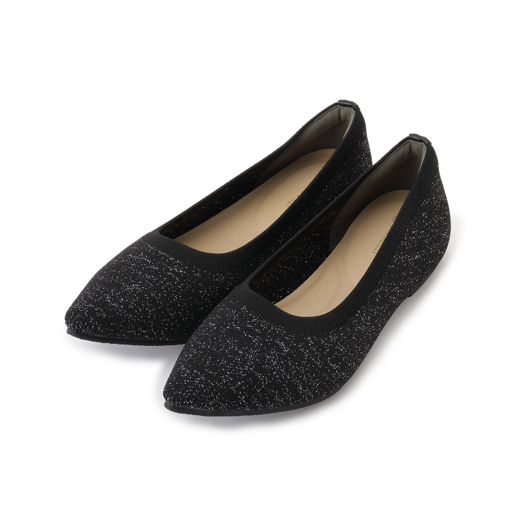 ITS&rsquo;DEMO「ポインテッドニットパンプス」|パンプス|ブラック(419)