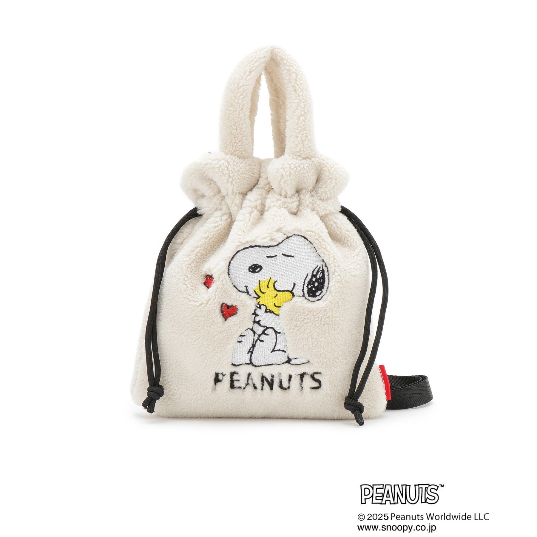 ITS&rsquo;DEMO「＜PEANUTS＞ボア刺繍ショルダー」|ショルダー・メッセンジャー|