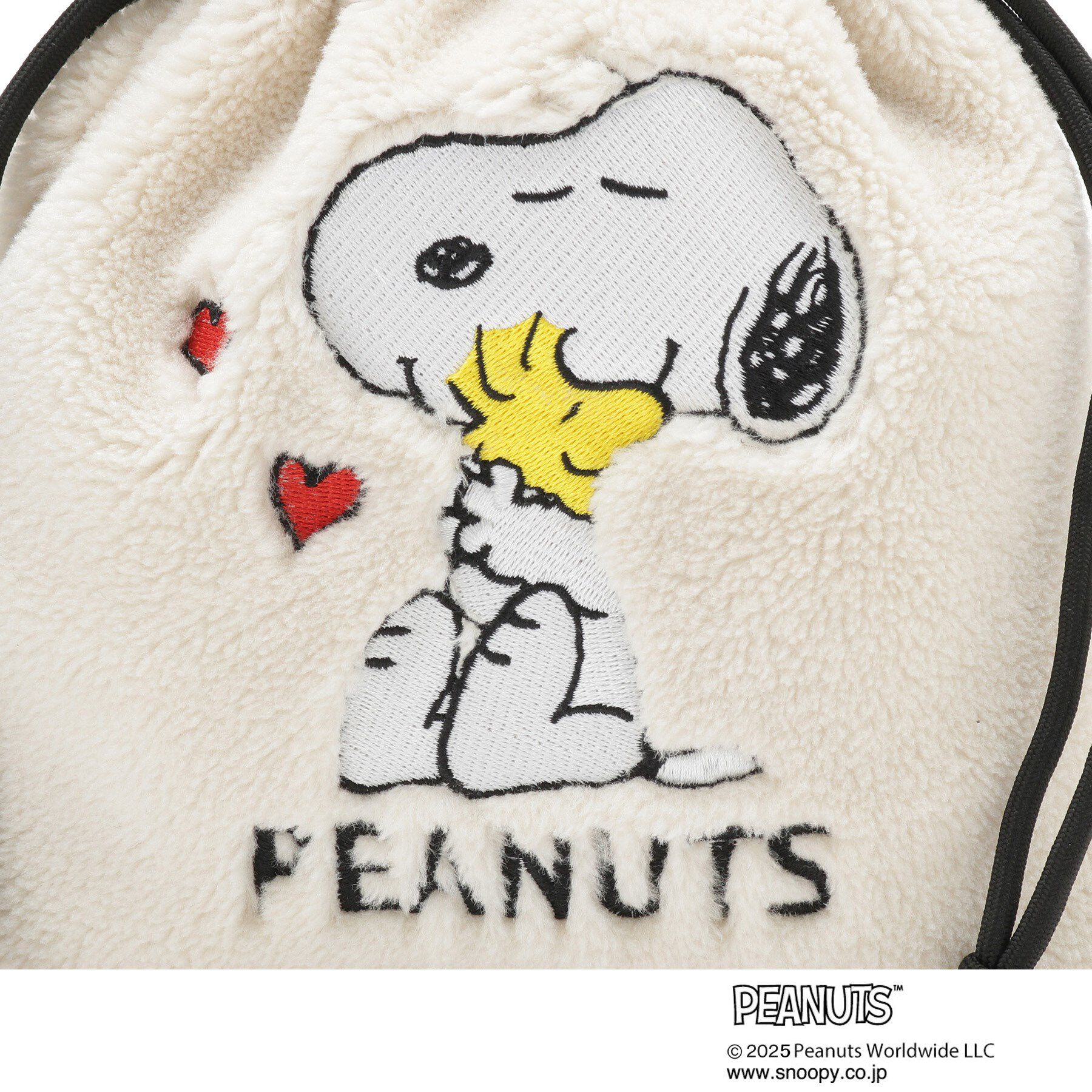 ITS&rsquo;DEMO「＜PEANUTS＞ボア刺繍ショルダー」|ショルダー・メッセンジャー|
