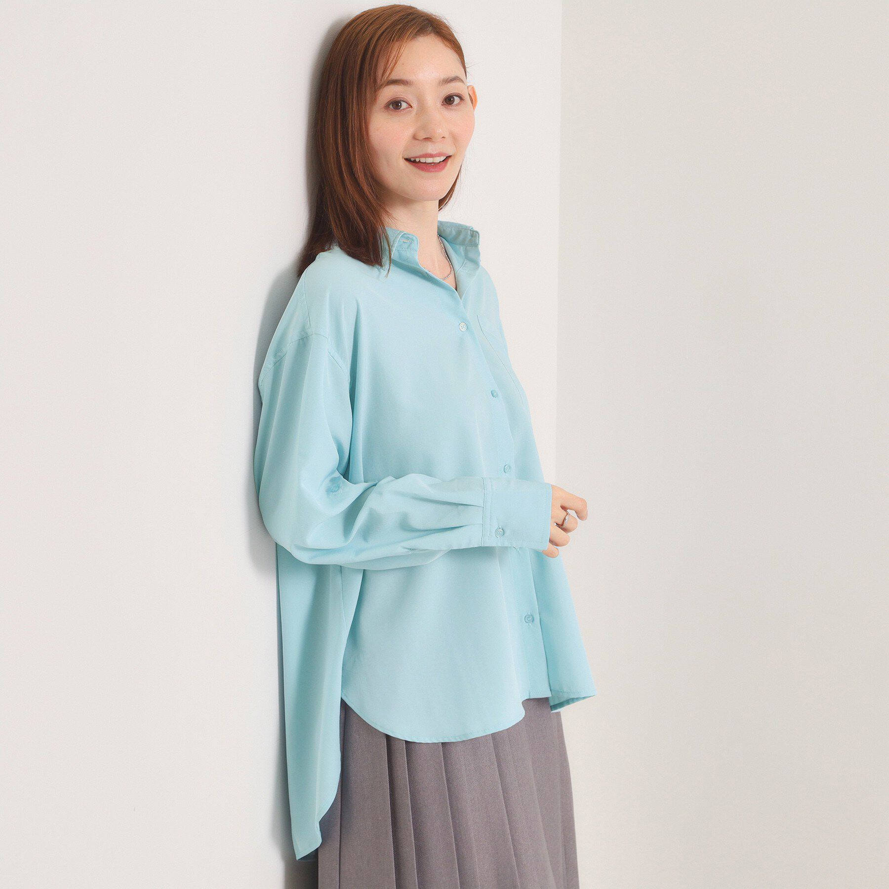 ITS&rsquo;DEMO「【接触冷感／吸水速乾／UV／洗濯機OK】袖2wayブラウス」|シャツ・ブラウス|