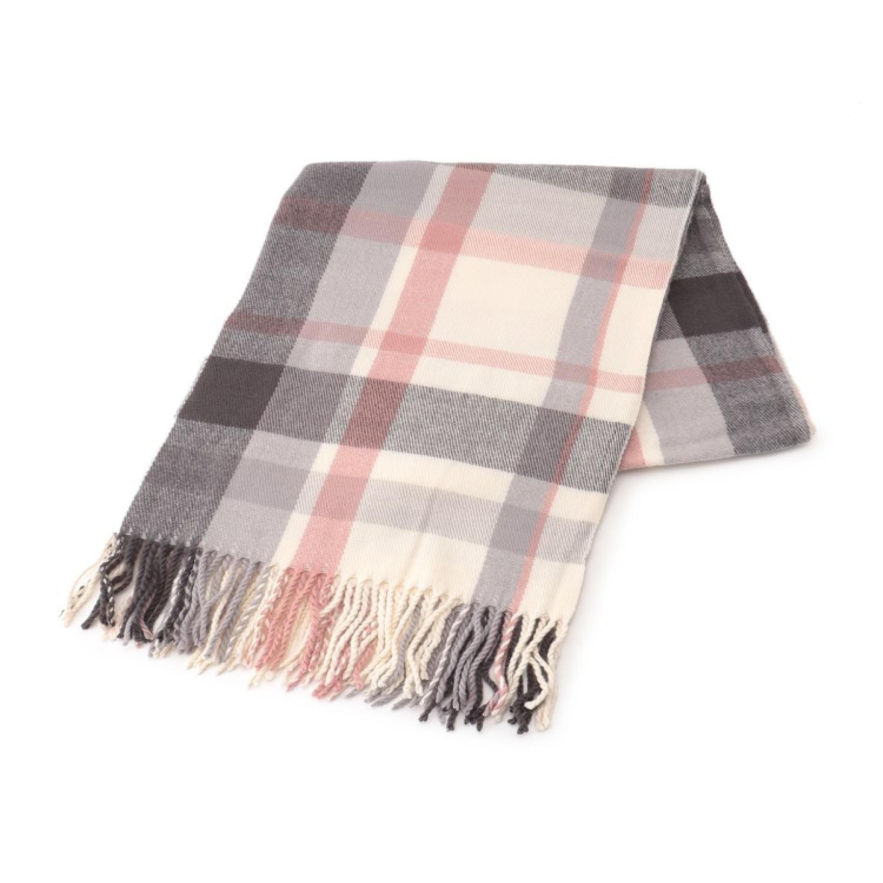 Ober Tashe「【防寒】あったかチェック柄の大判ストール」|ストール|
