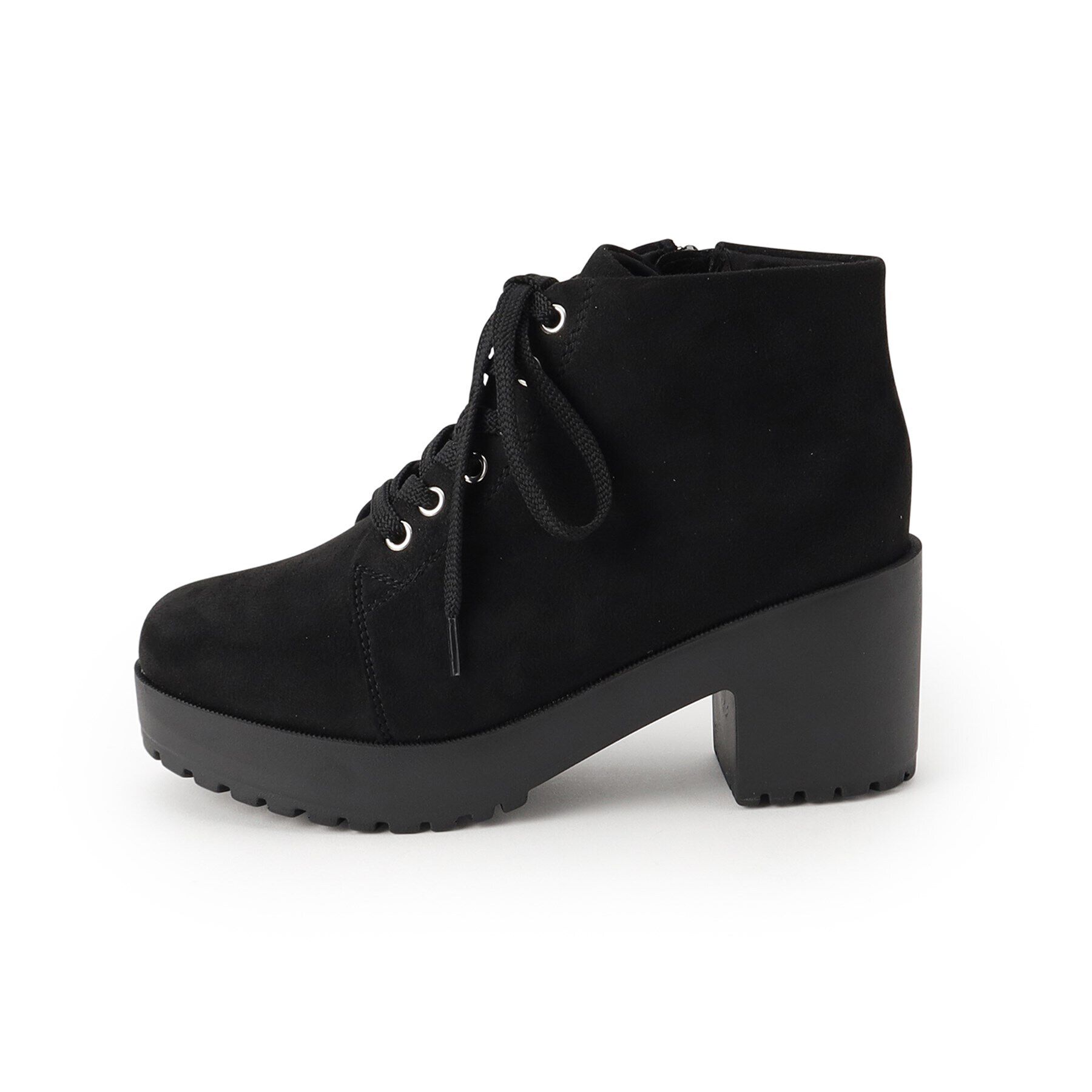 csT&P「一体厚底レースアップブーツ」|ショートブーツ|