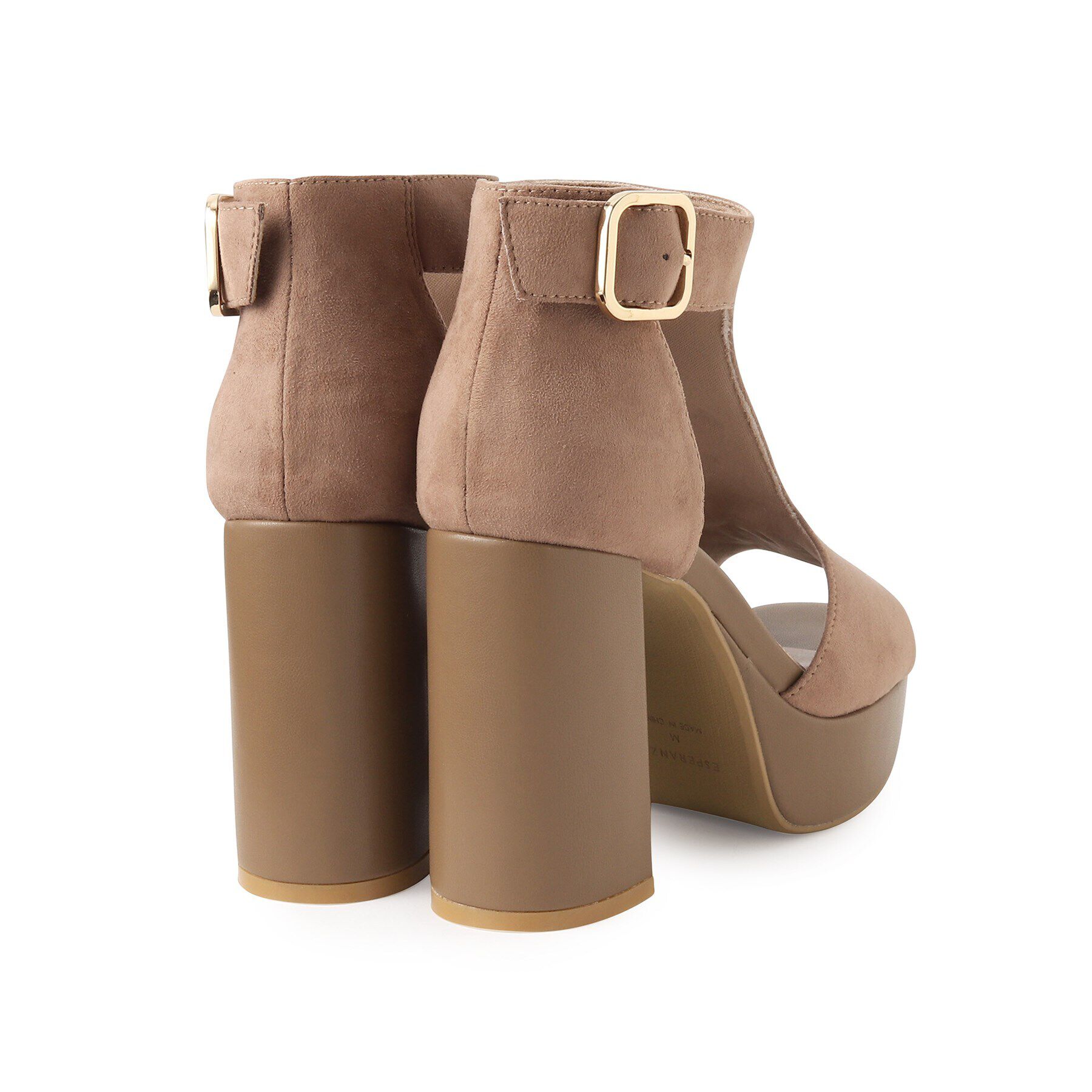 ESPERANZA「Tストラップスクエアサンダル 24SS」|サンダル|