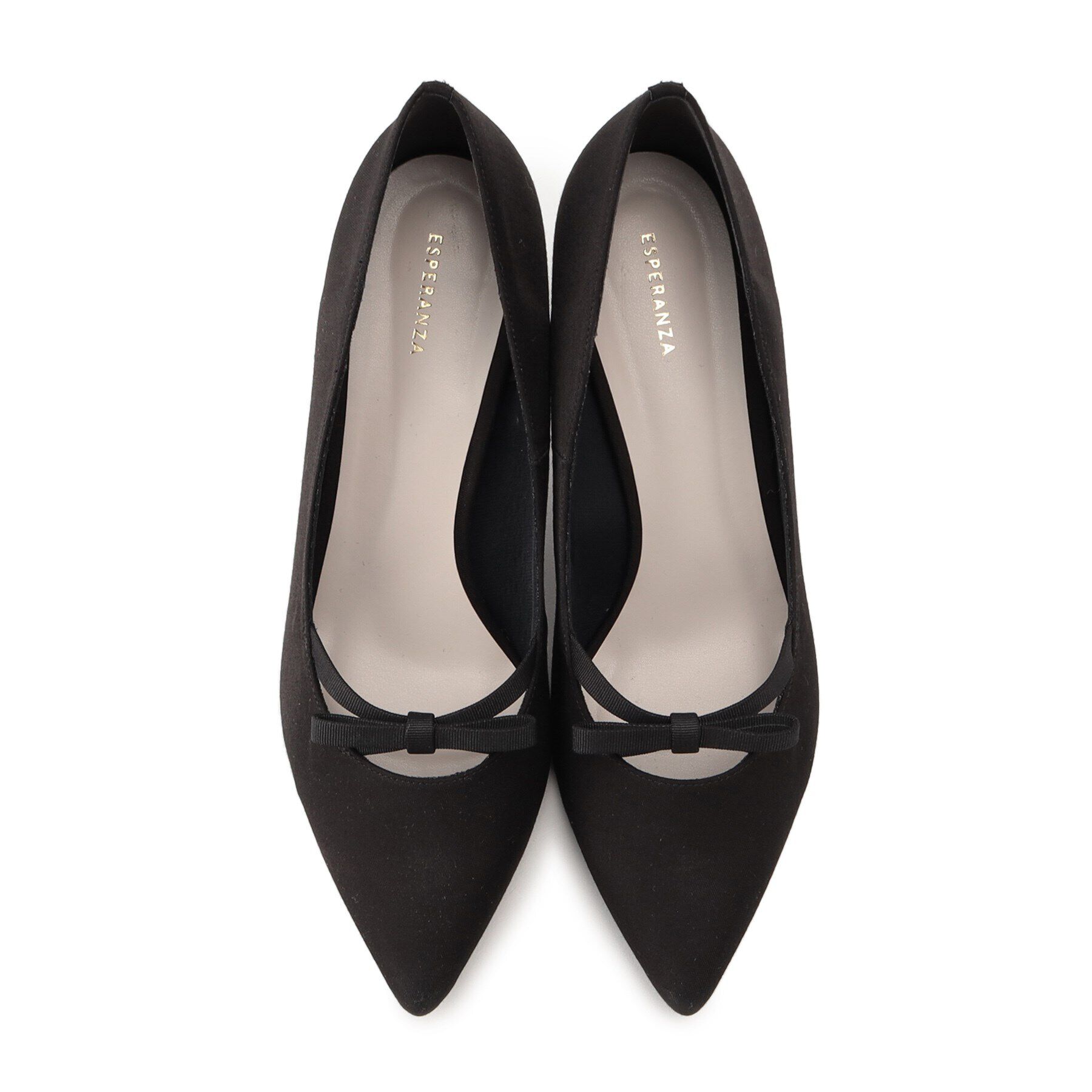 ESPERANZA「リボンポインテッドパンプス」|パンプス|