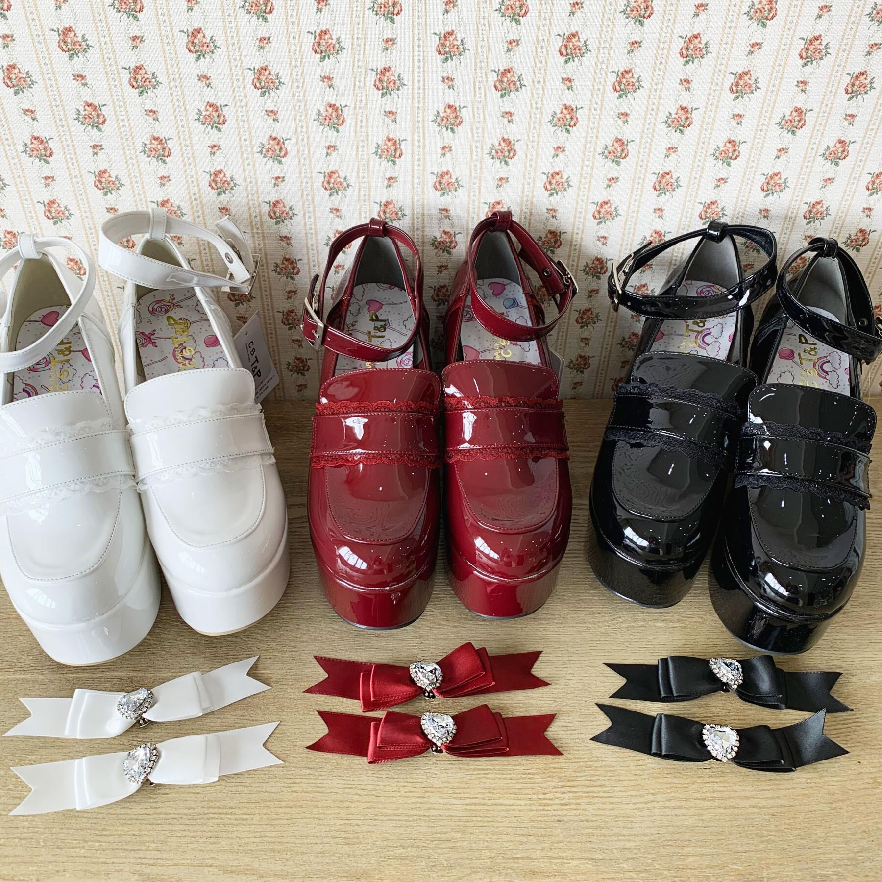 csT&P「2WAYリボン付き厚底ローファー」|パンプス|