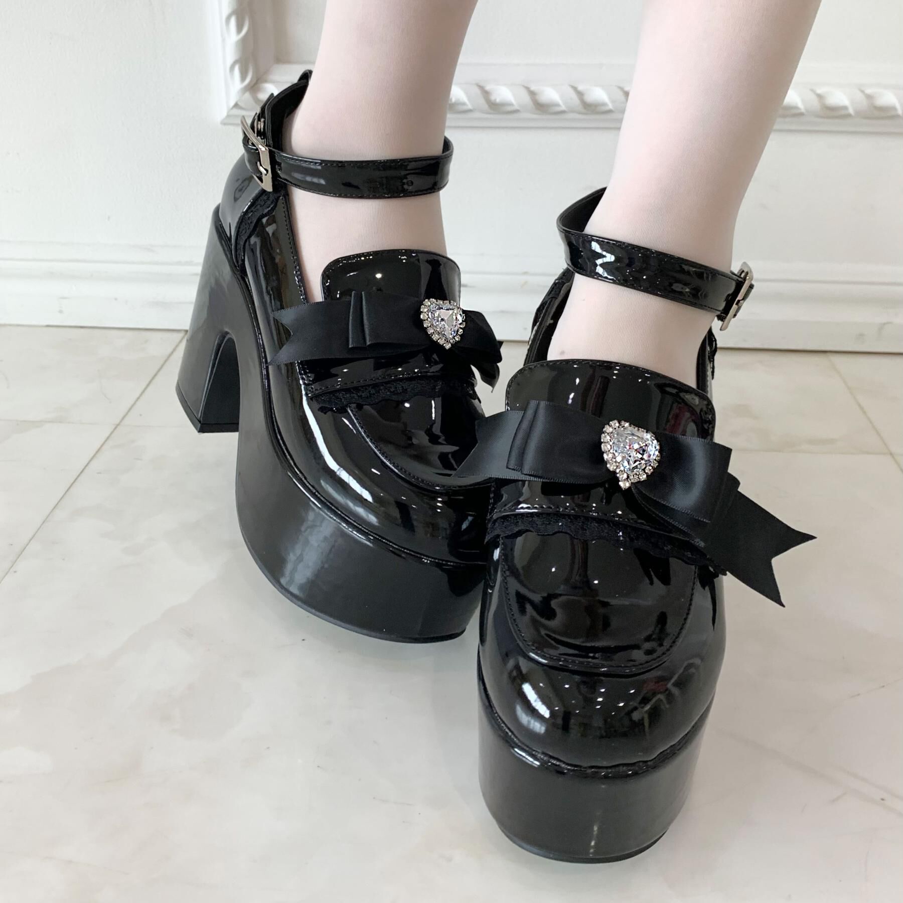 csT&P「2WAYリボン付き厚底ローファー」|パンプス|