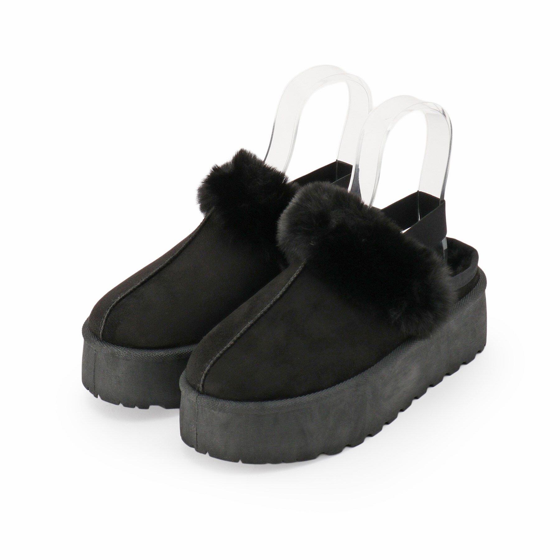 csT&P「厚底サボフェイクムートン」|サンダル|