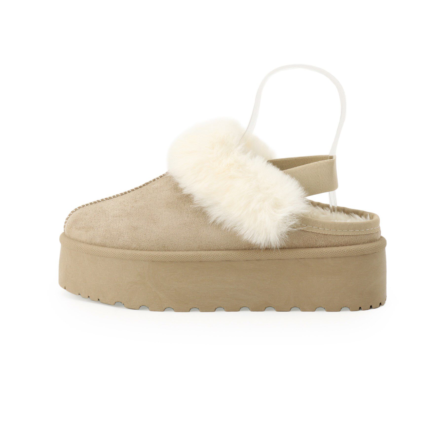 csT&P「厚底サボフェイクムートン」|サンダル|