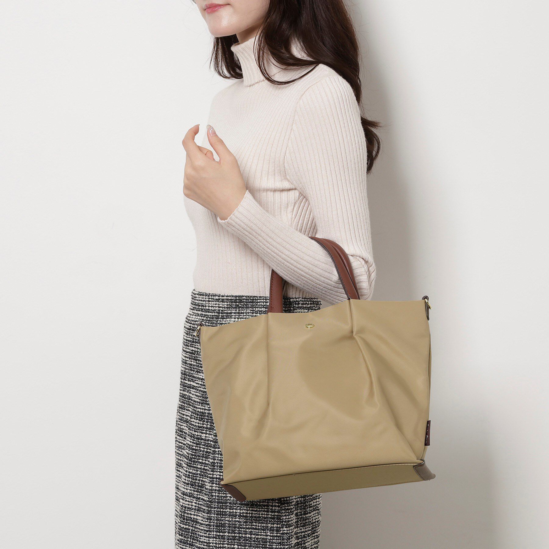 ESPERANZA「肩楽 2WAYショルダーギャザーバッグ」|ショルダー・メッセンジャー|