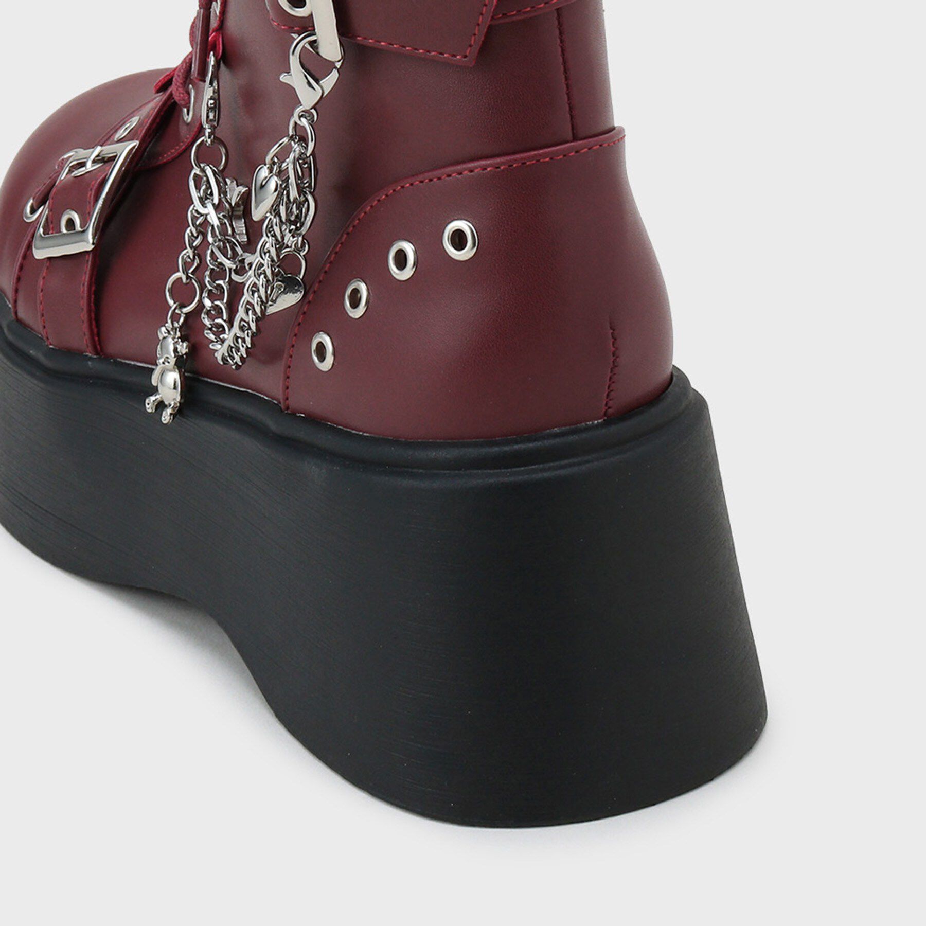 csT&P「厚底レースアップ地雷系闇病みかわブーツ」|ショートブーツ|