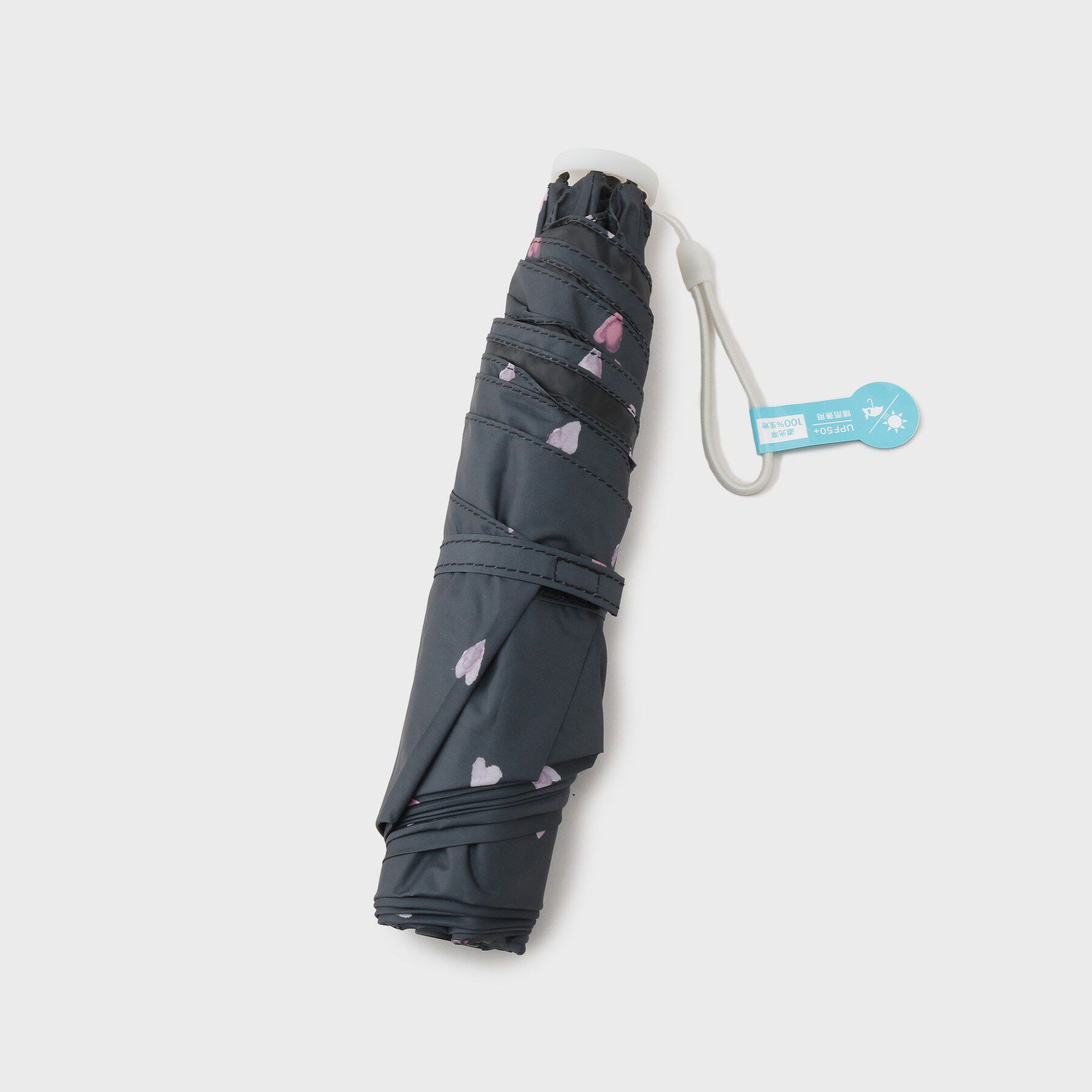 Ober Tashe「遮光水彩ハート折りたたみ日傘 晴雨兼用」|傘|