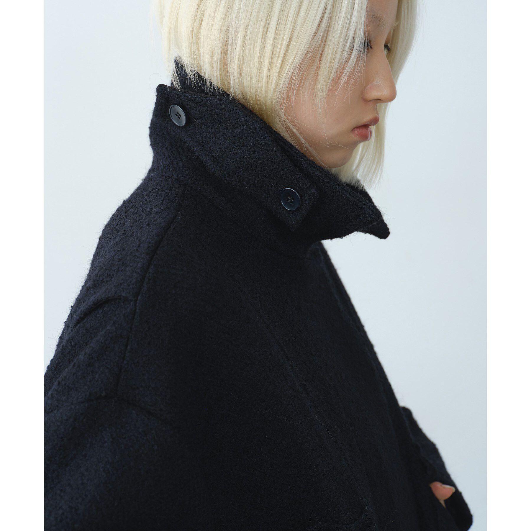 CODE A「oversized tweed blouson」|ダウン|