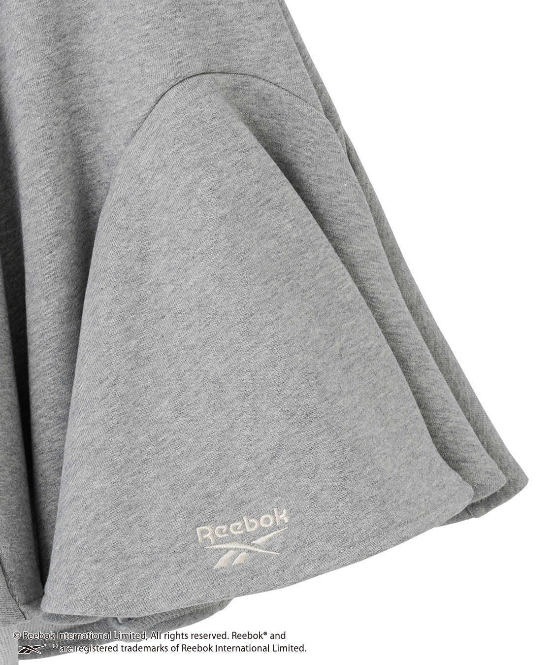 COCO DEAL「《COCO DEAL/Reebok》裏毛サーキュラーミニスカート」|スカート|