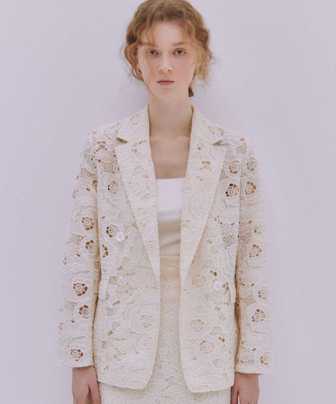 COCO DEAL「レーステーラードジャケット」|テーラードジャケット|