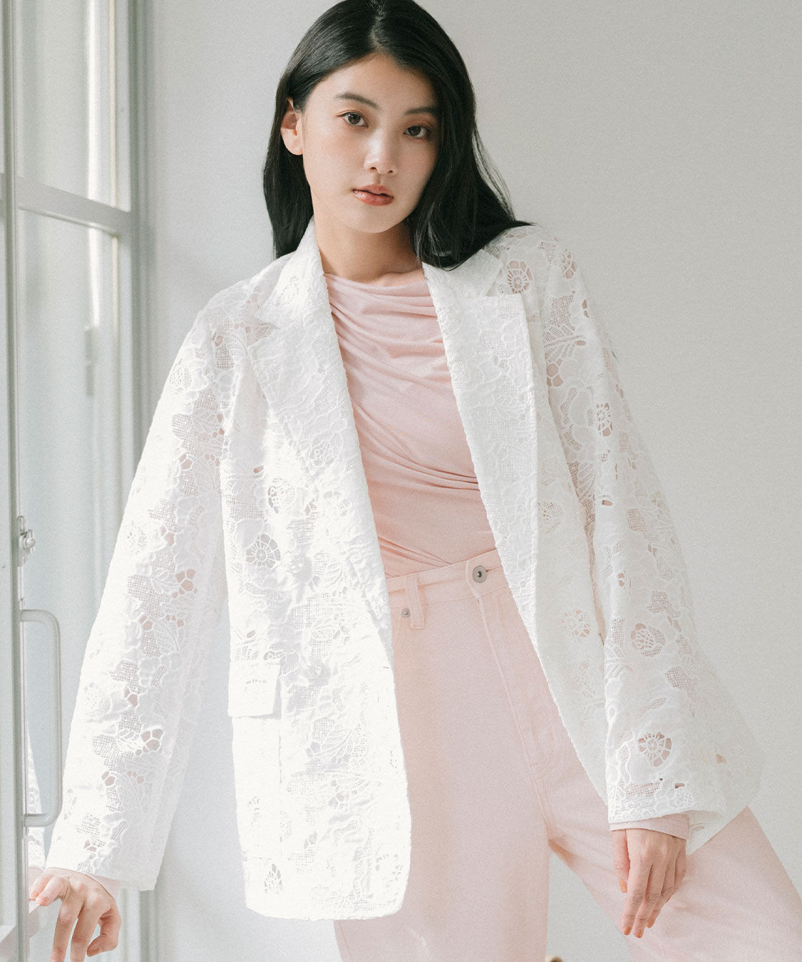 COCO DEAL「レーステーラードジャケット」|テーラードジャケット|