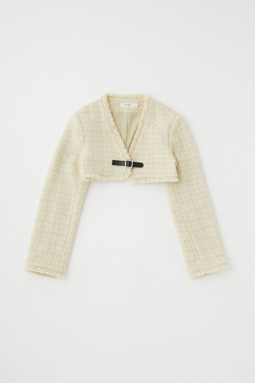 MOUSSY「BELTED TWEED ボレロ」|その他|