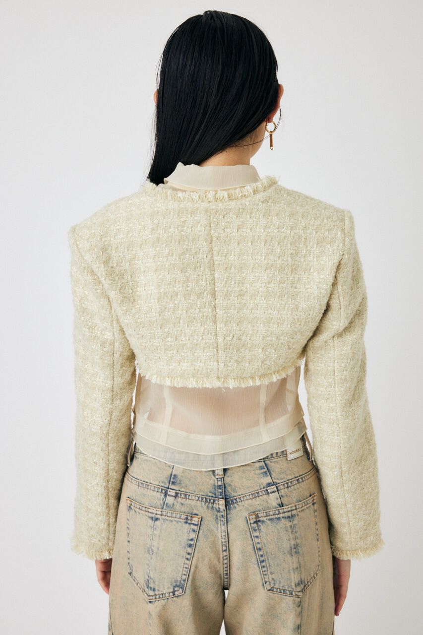 MOUSSY「BELTED TWEED ボレロ」|その他|