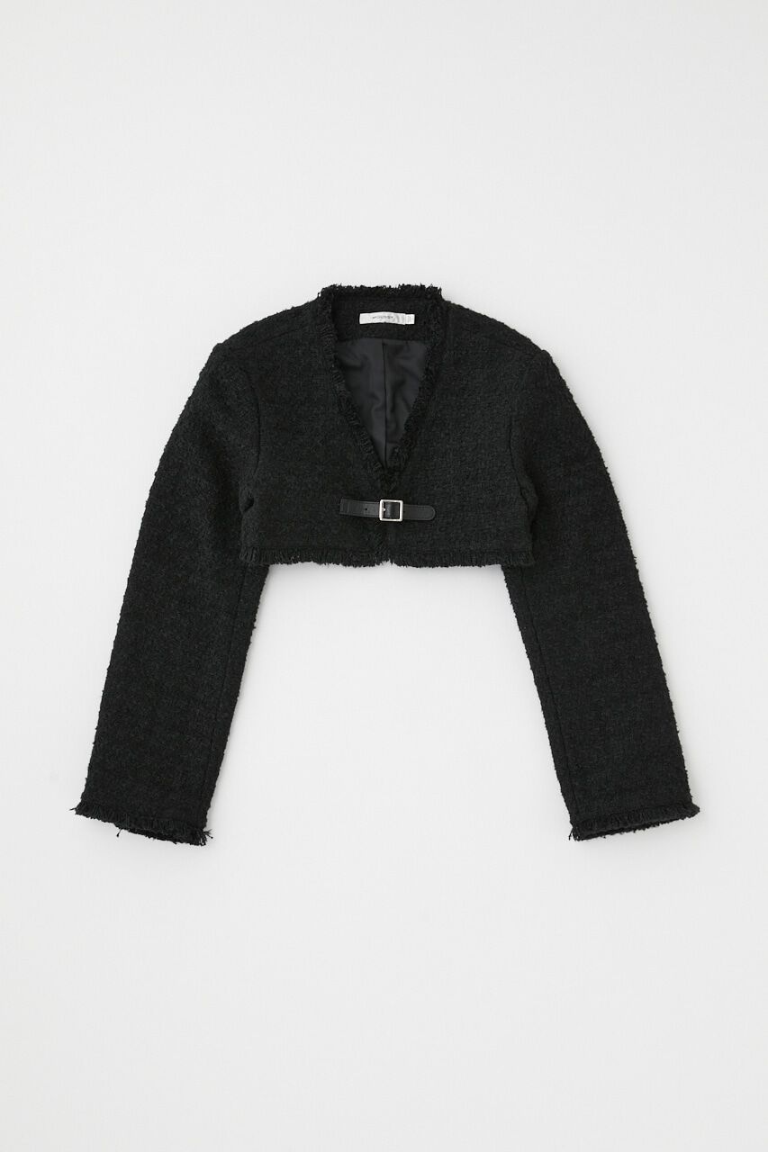 MOUSSY「BELTED TWEED ボレロ」|その他|