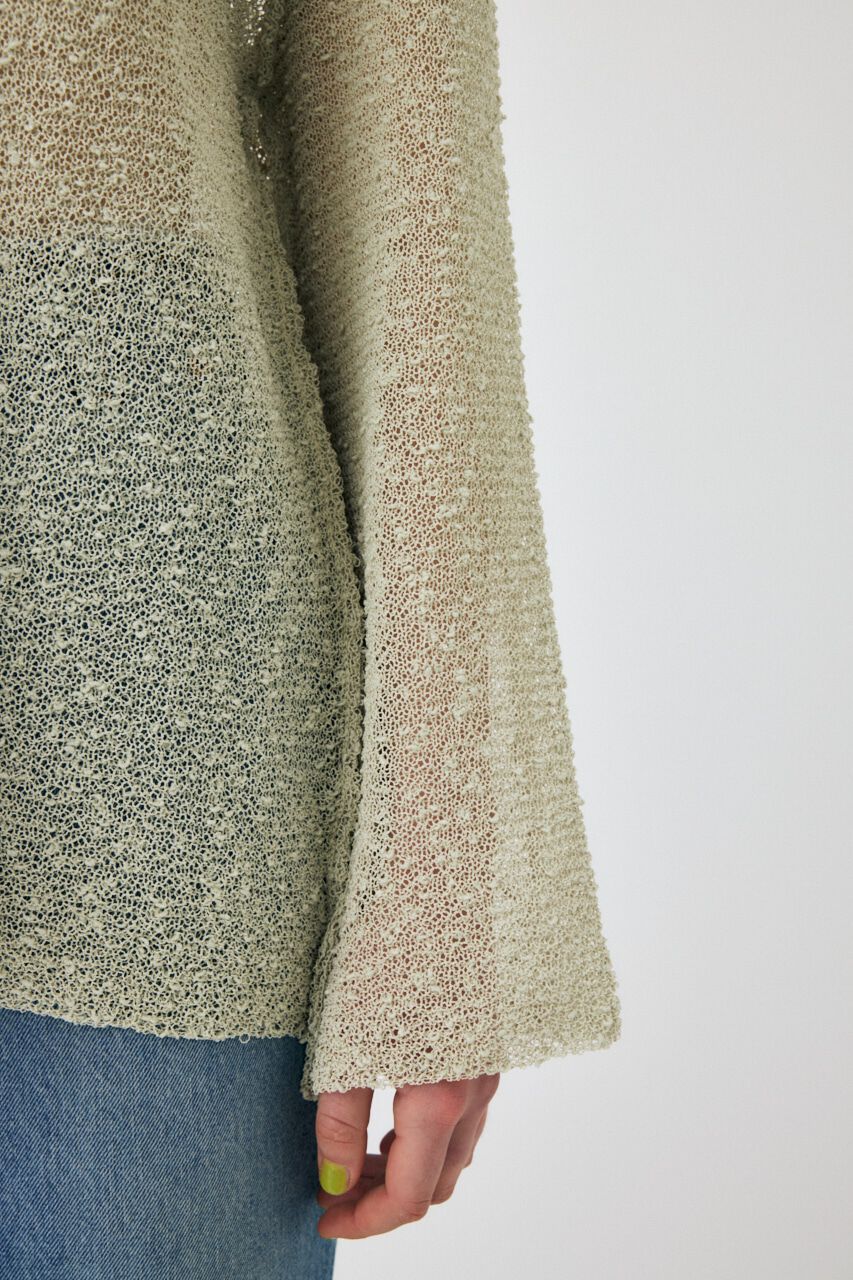 MOUSSY「NEP YARN LOOSE OVER ニット」|ニット・セーター|