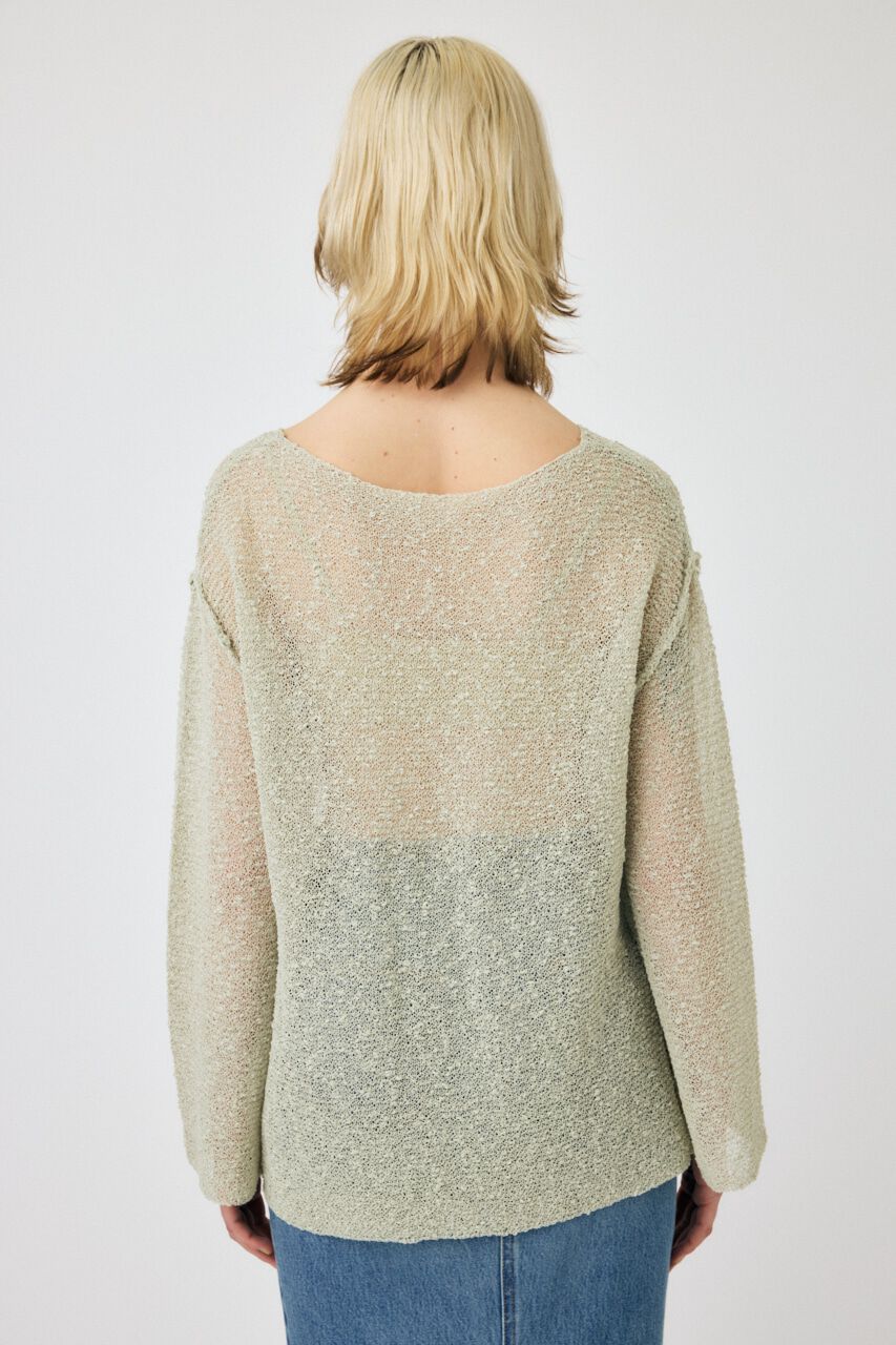 MOUSSY「NEP YARN LOOSE OVER ニット」|ニット・セーター|