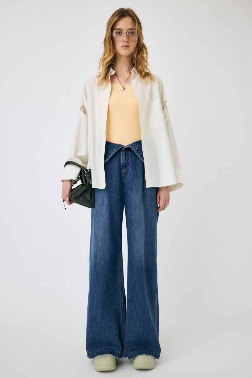 MOUSSY「ARM SLIT OVER シャツ」|シャツ・ブラウス|