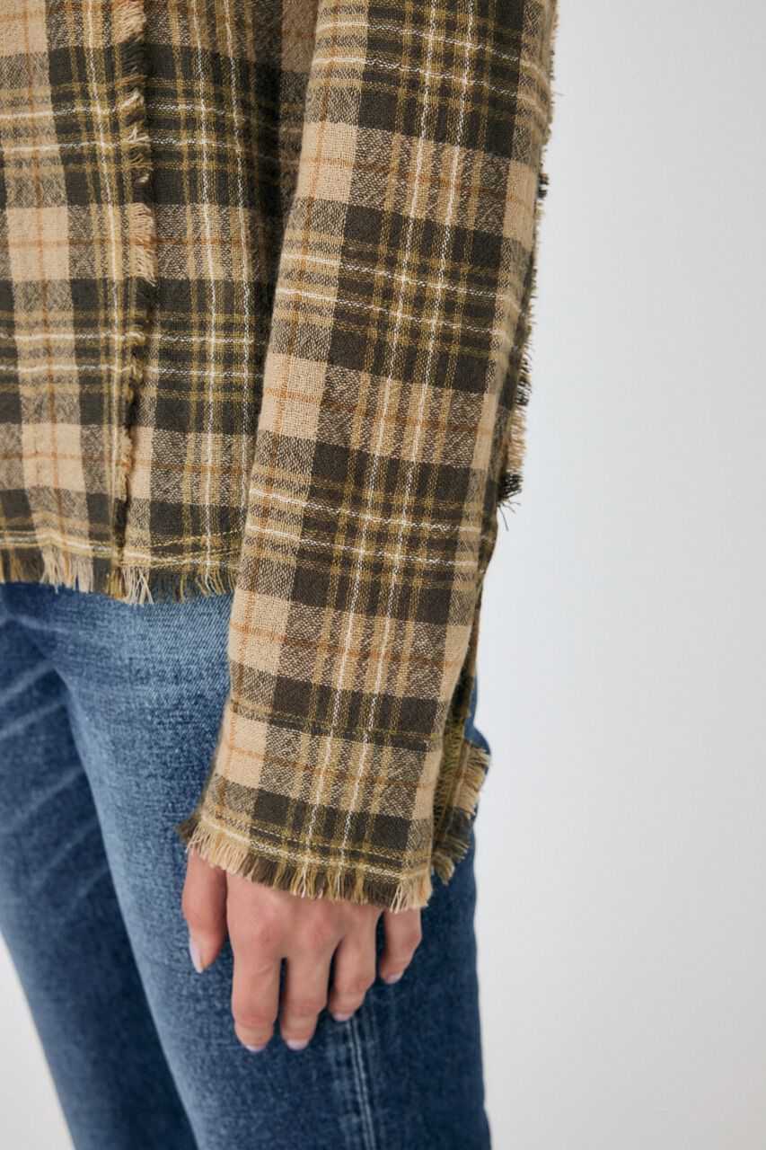 MOUSSY「DOUBLE FRONT TARTAN シャツ」|シャツ・ブラウス|